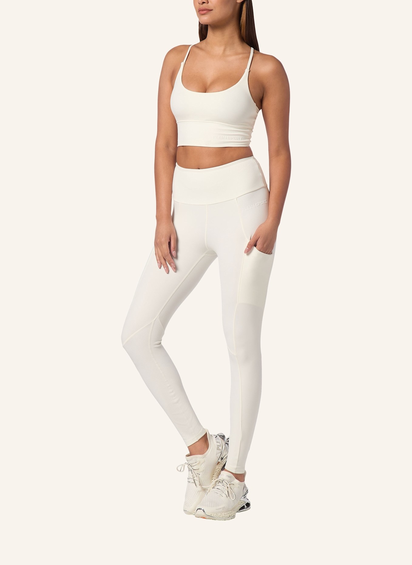 PLEIN SPORT Leggins, Farbe: WEISS (Bild 4)