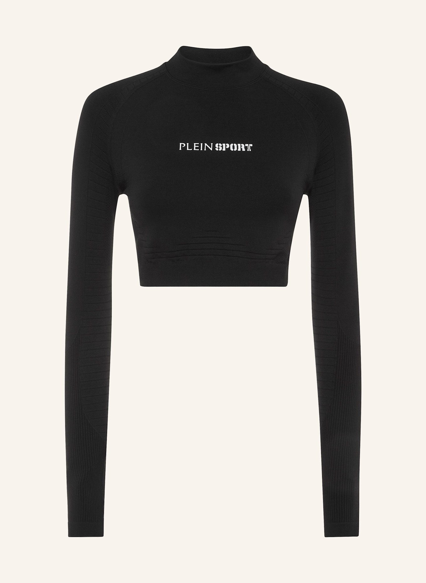 PLEIN SPORT Cropped Top, Farbe: SCHWARZ (Bild 1)