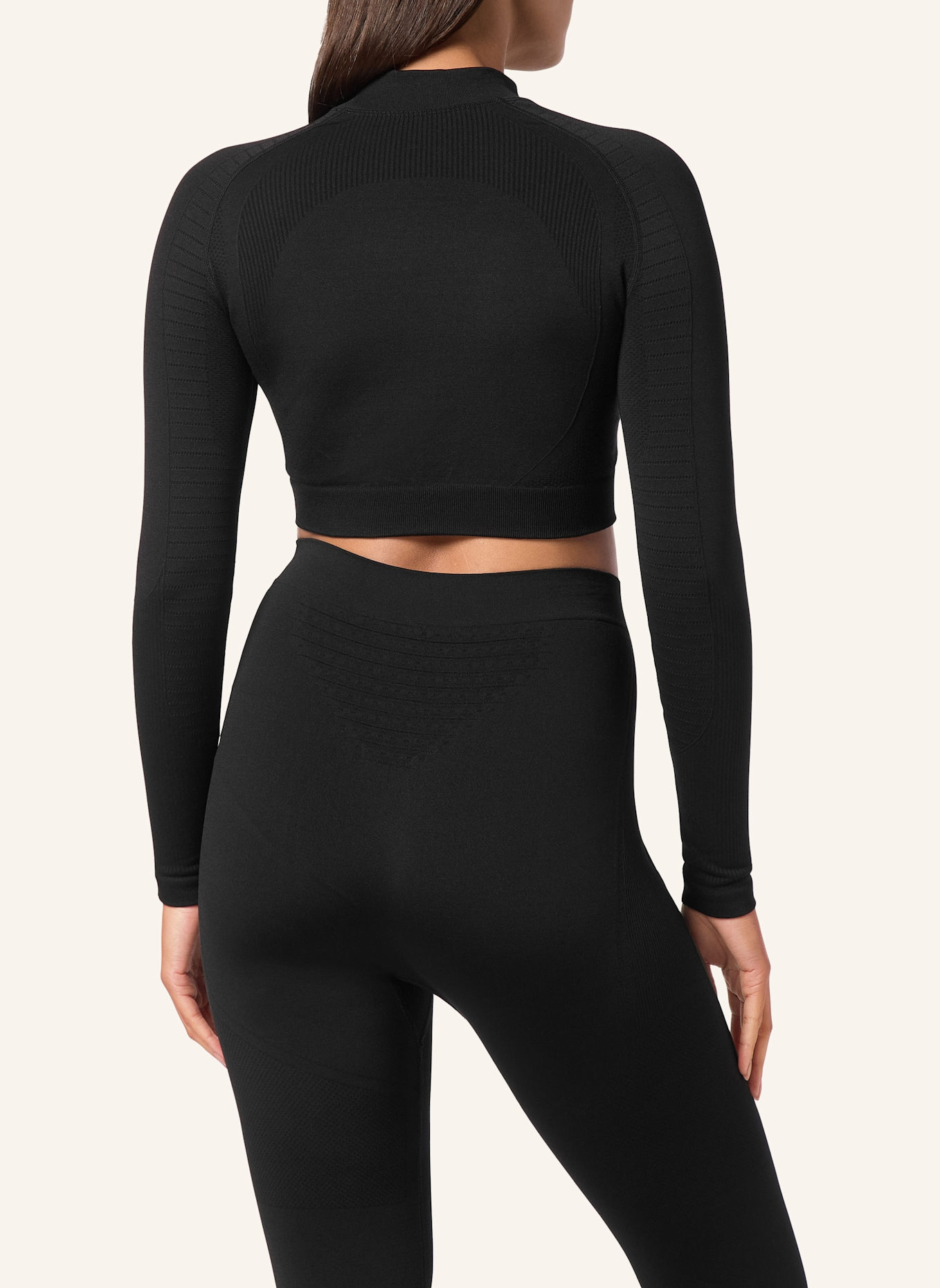 PLEIN SPORT Cropped Top, Farbe: SCHWARZ (Bild 2)