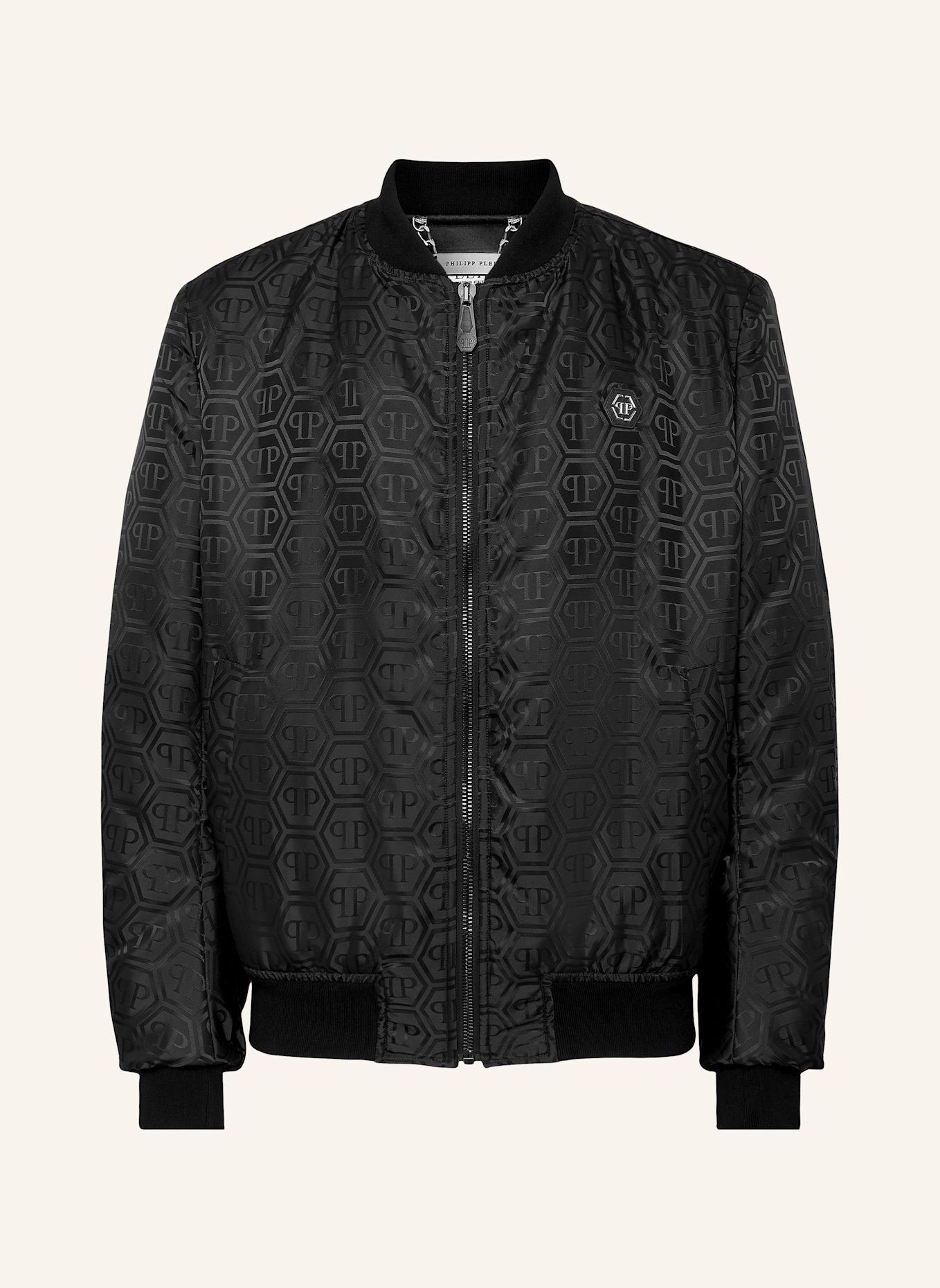 PHILIPP PLEIN Blouson mit Wolle MONOGRAM, Farbe: SCHWARZ (Bild 1)