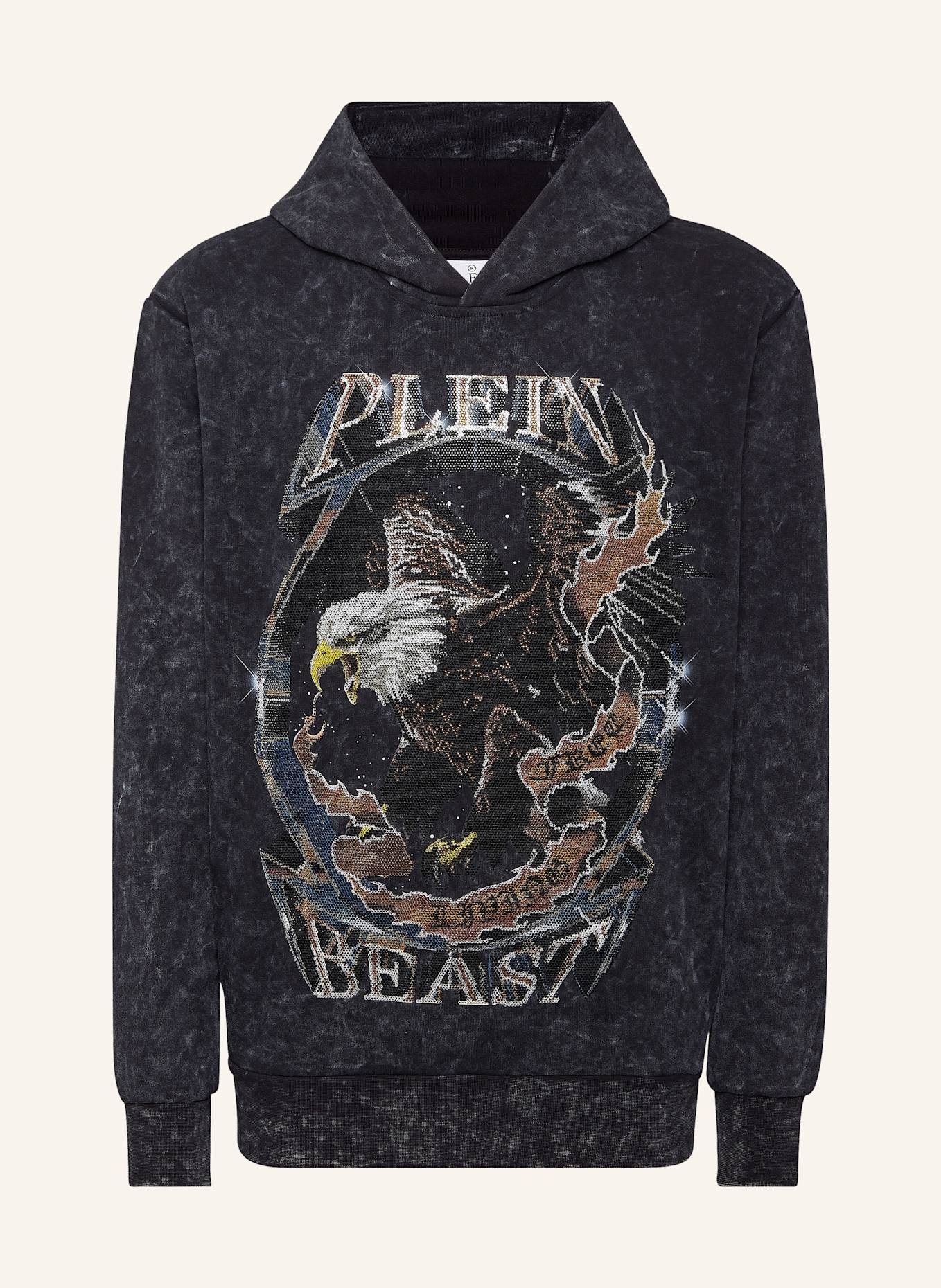 PHILIPP PLEIN Hoodie, Farbe: SCHWARZ (Bild 1)