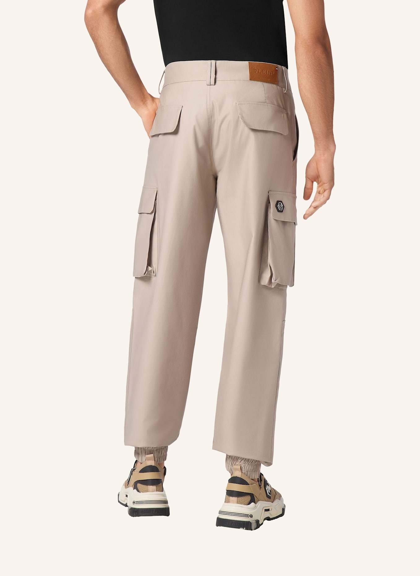 PHILIPP PLEIN Hose Cargo-Passform: BEIGE
