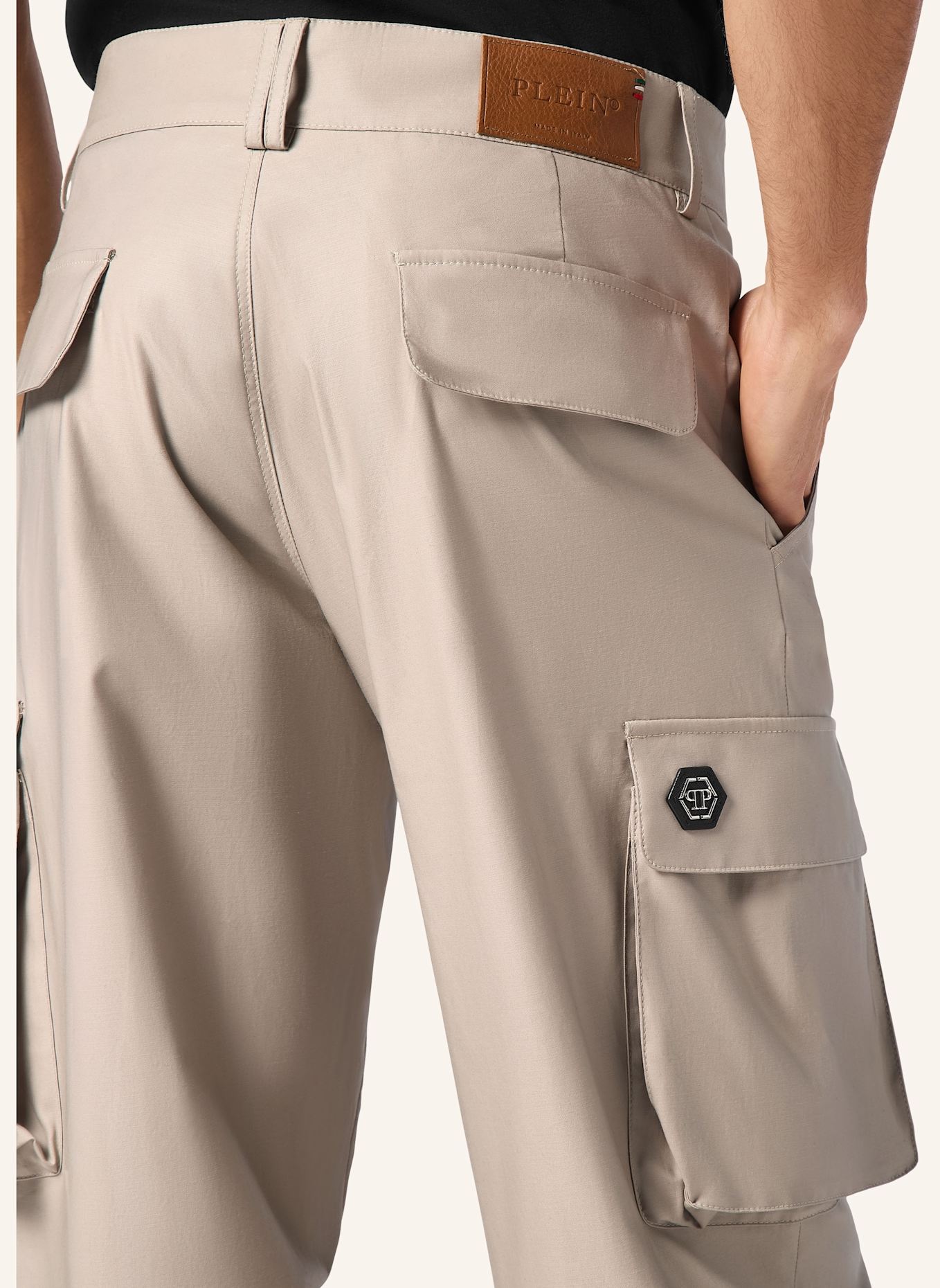 PHILIPP PLEIN Hose Cargo-Passform: BEIGE