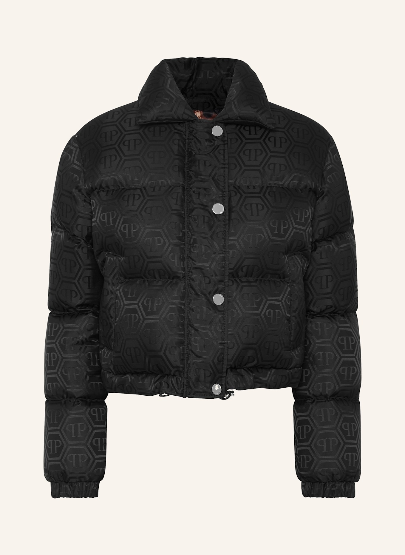 PHILIPP PLEIN Daunenjacke MONOGRAM, Farbe: SCHWARZ (Bild 1)