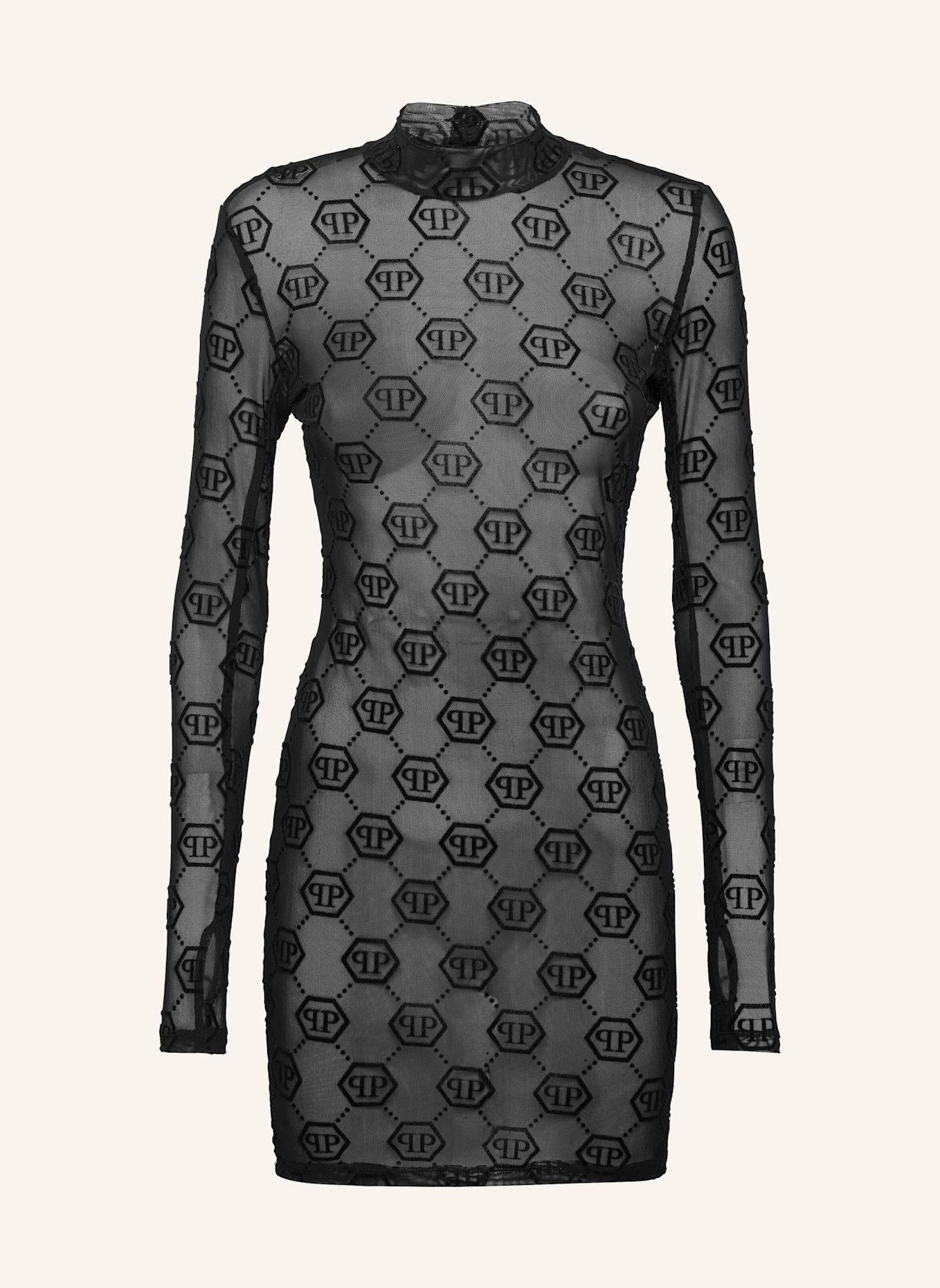 PHILIPP PLEIN Minikleid MONOGRAM, Farbe: SCHWARZ (Bild 1)