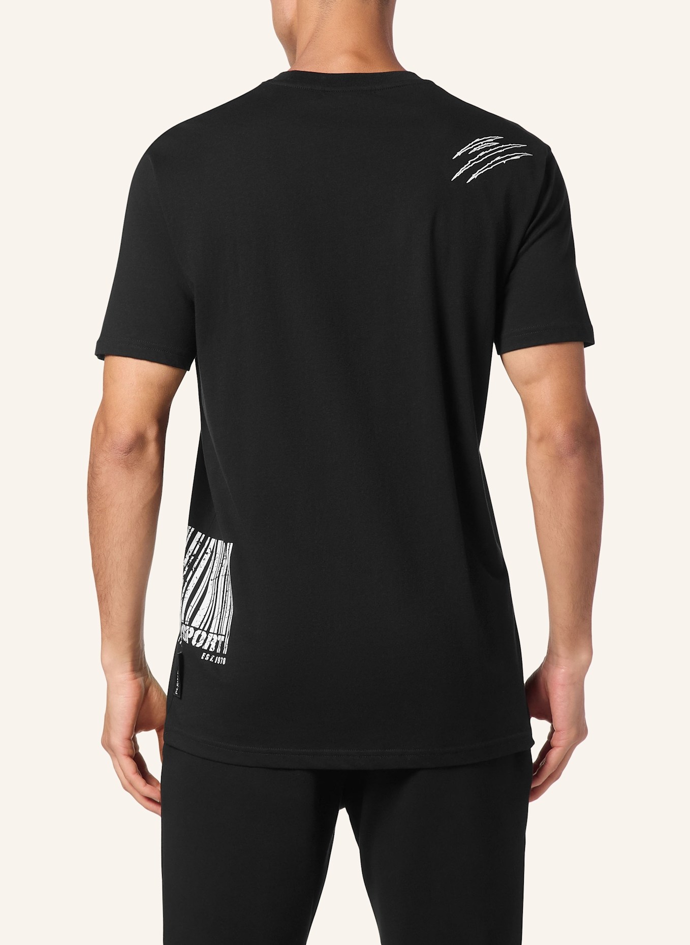 PLEIN SPORT T-Shirt BARCODE, Farbe: SCHWARZ (Bild 2)