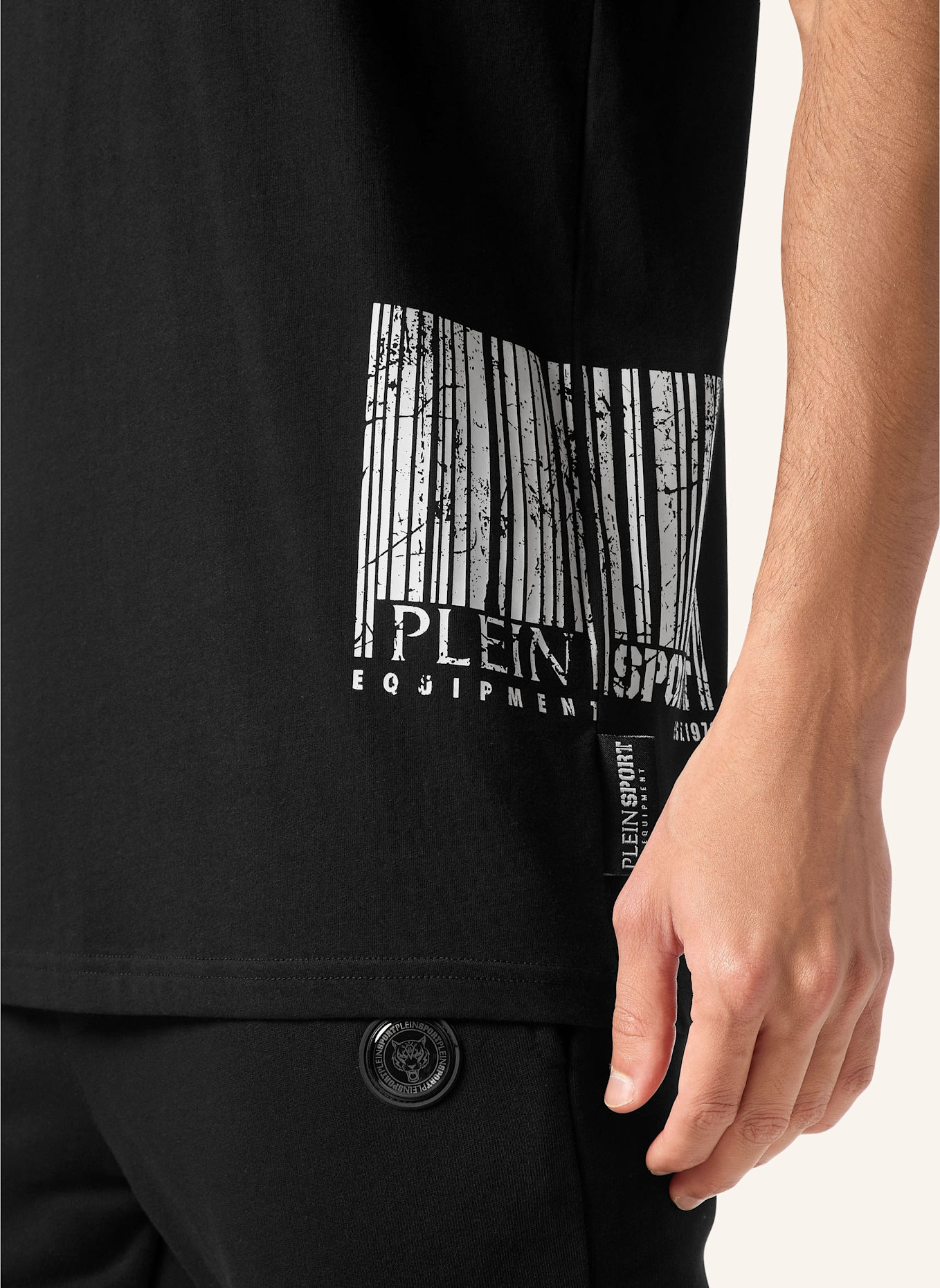 PLEIN SPORT T-Shirt BARCODE, Farbe: SCHWARZ (Bild 3)