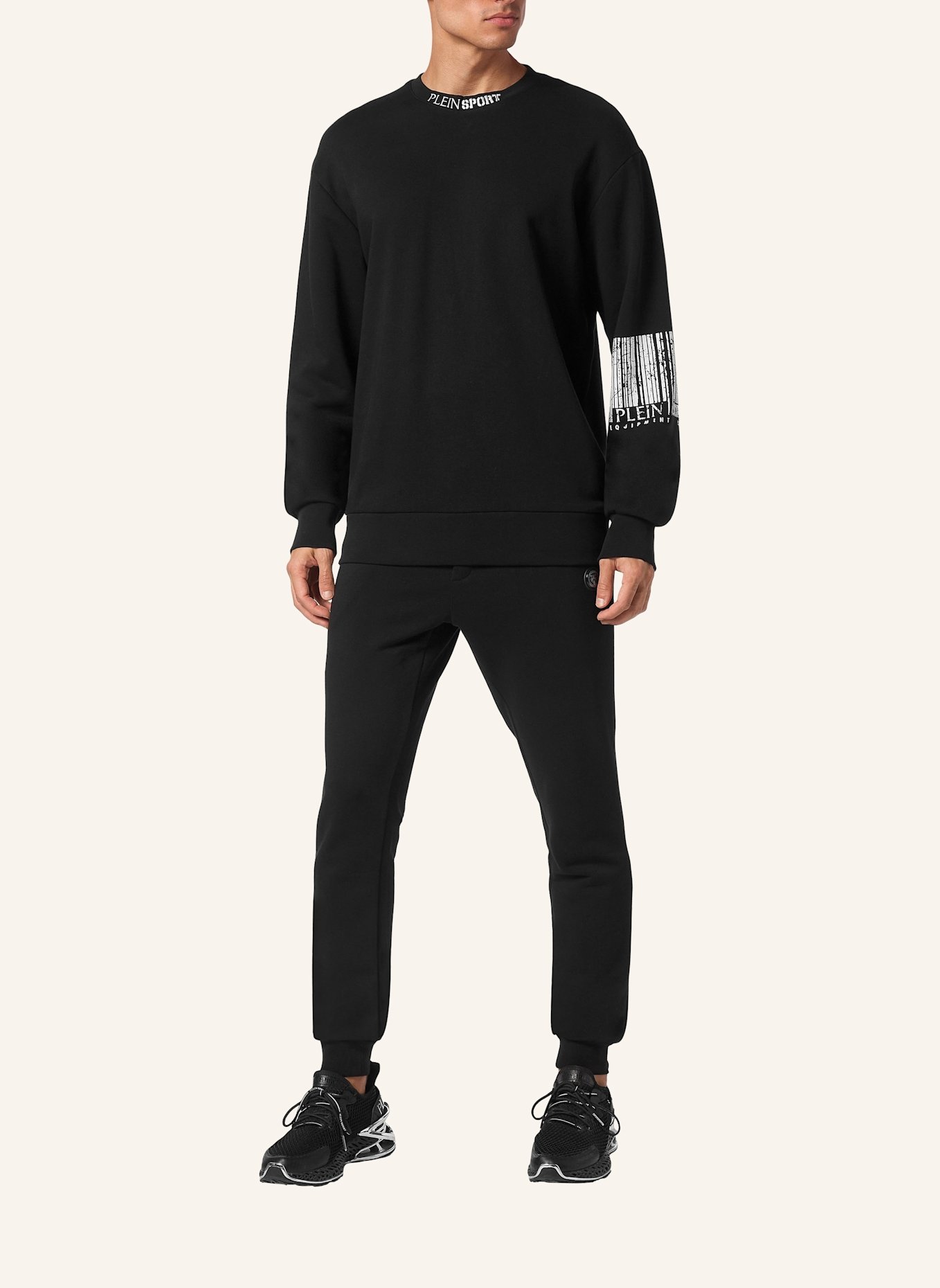 PLEIN SPORT Sweatshirt BARCODE, Farbe: SCHWARZ (Bild 4)