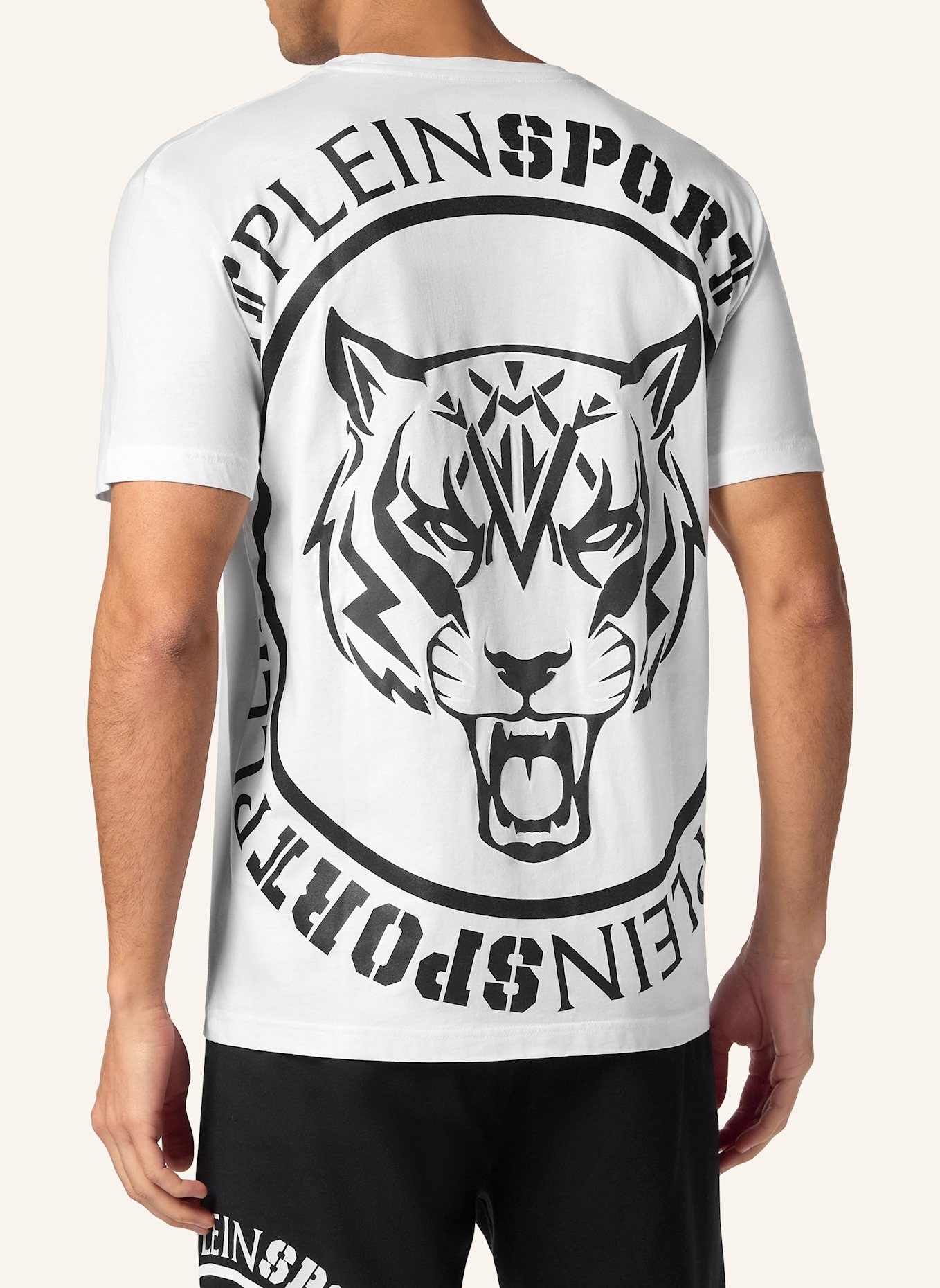 PLEIN SPORT T-Shirt CARBON TIGER, Farbe: WEISS (Bild 2)