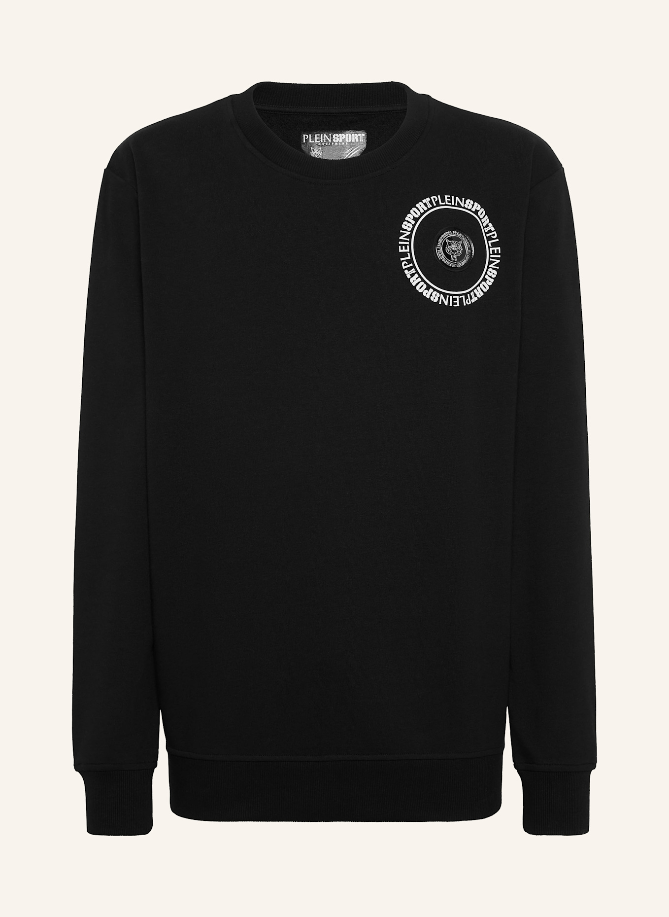 PLEIN SPORT Sweatshirt CARBON TIGER, Farbe: SCHWARZ (Bild 1)