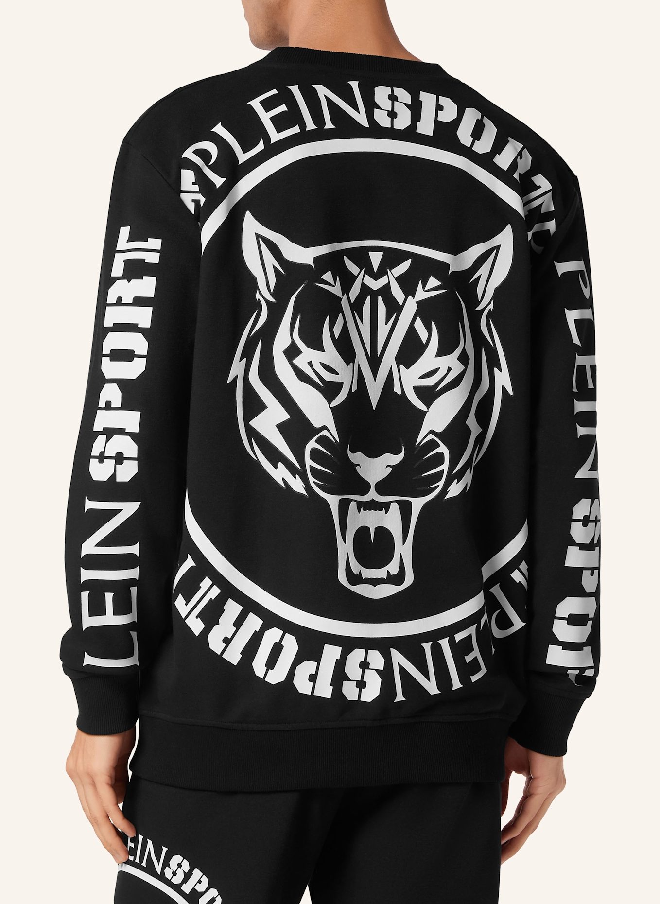 PLEIN SPORT Sweatshirt CARBON TIGER, Farbe: SCHWARZ (Bild 2)