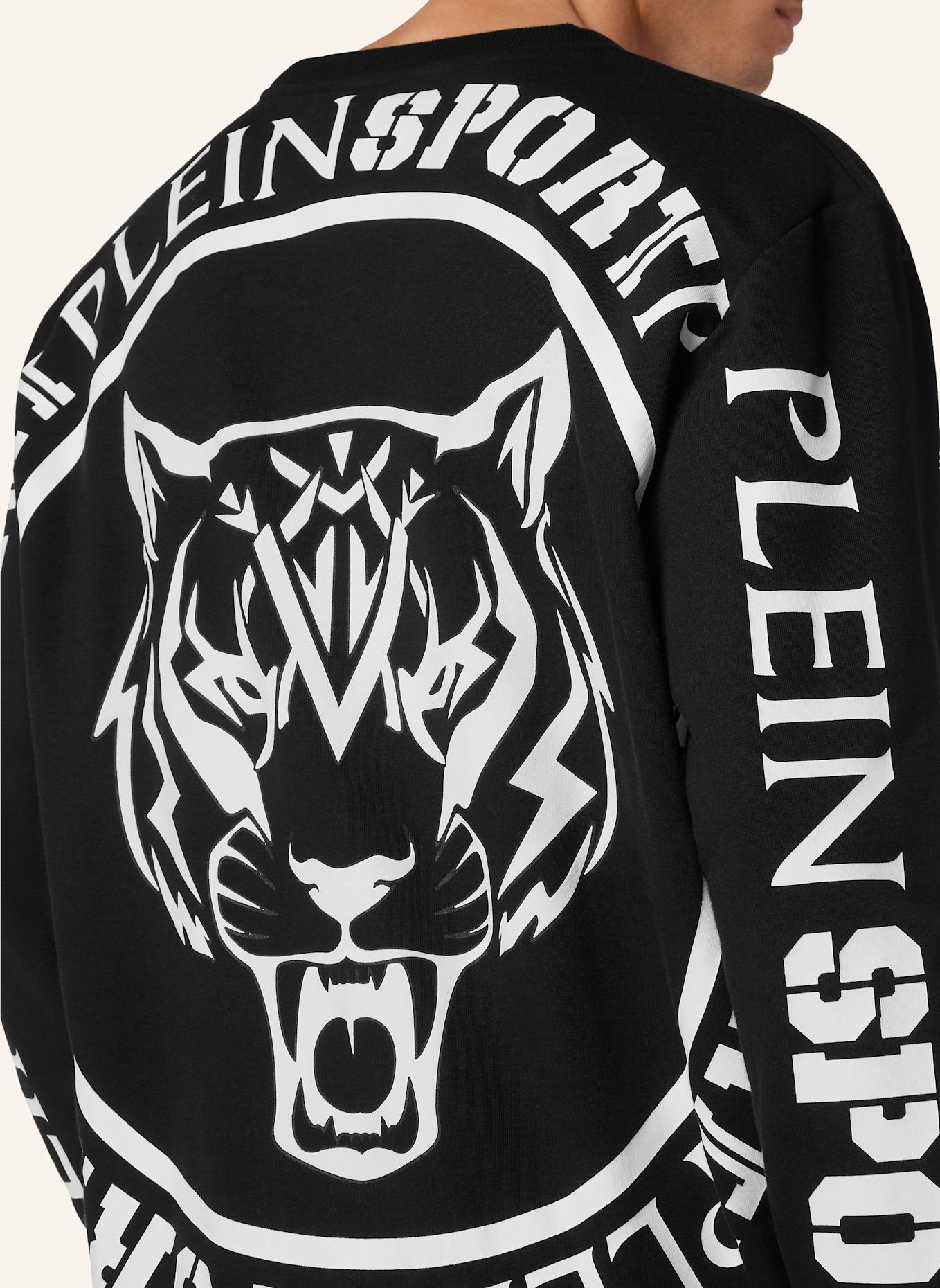 PLEIN SPORT Sweatshirt CARBON TIGER, Farbe: SCHWARZ (Bild 3)