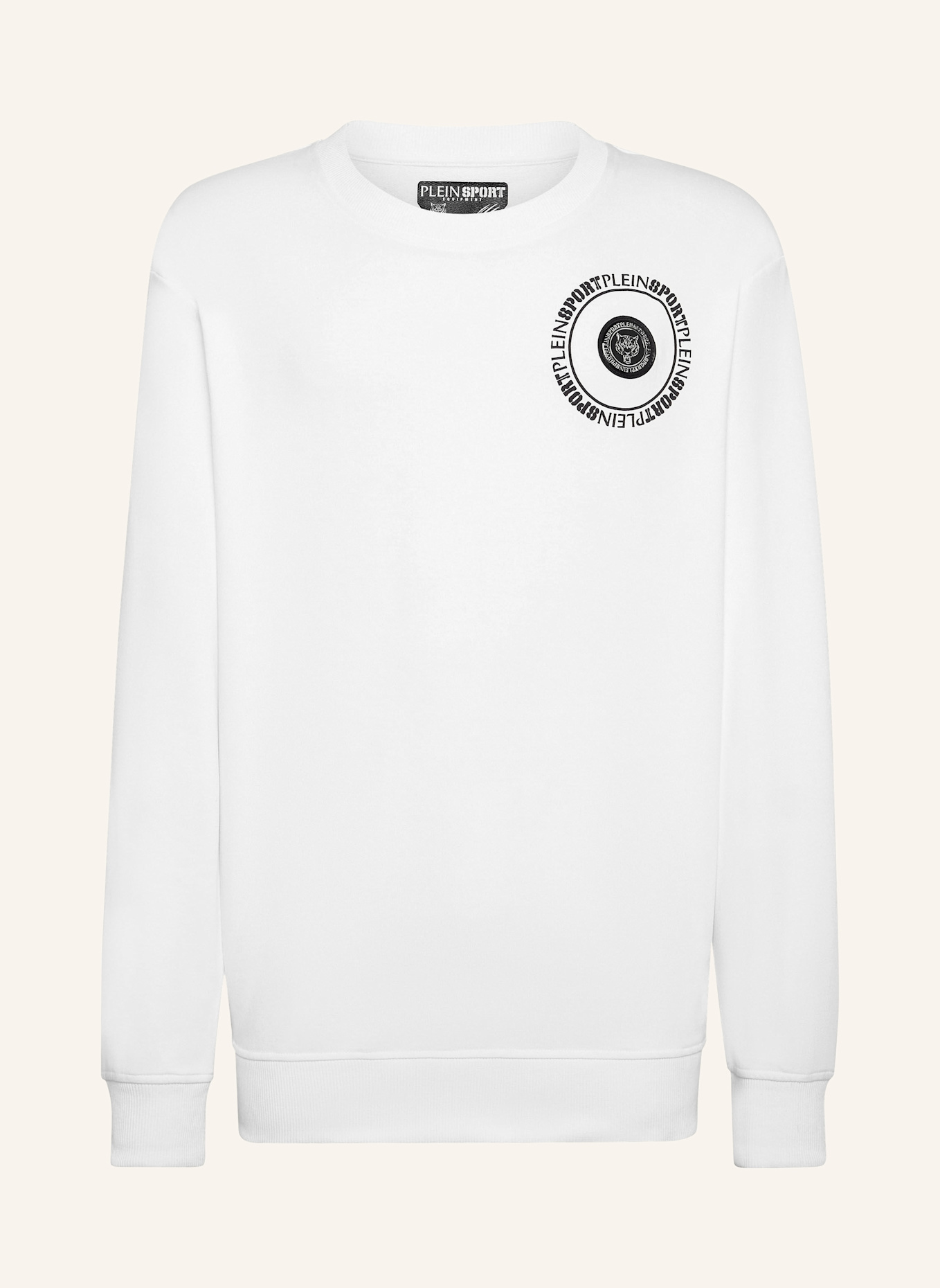 PLEIN SPORT Sweatshirt CARBON TIGER, Farbe: WEISS (Bild 1)