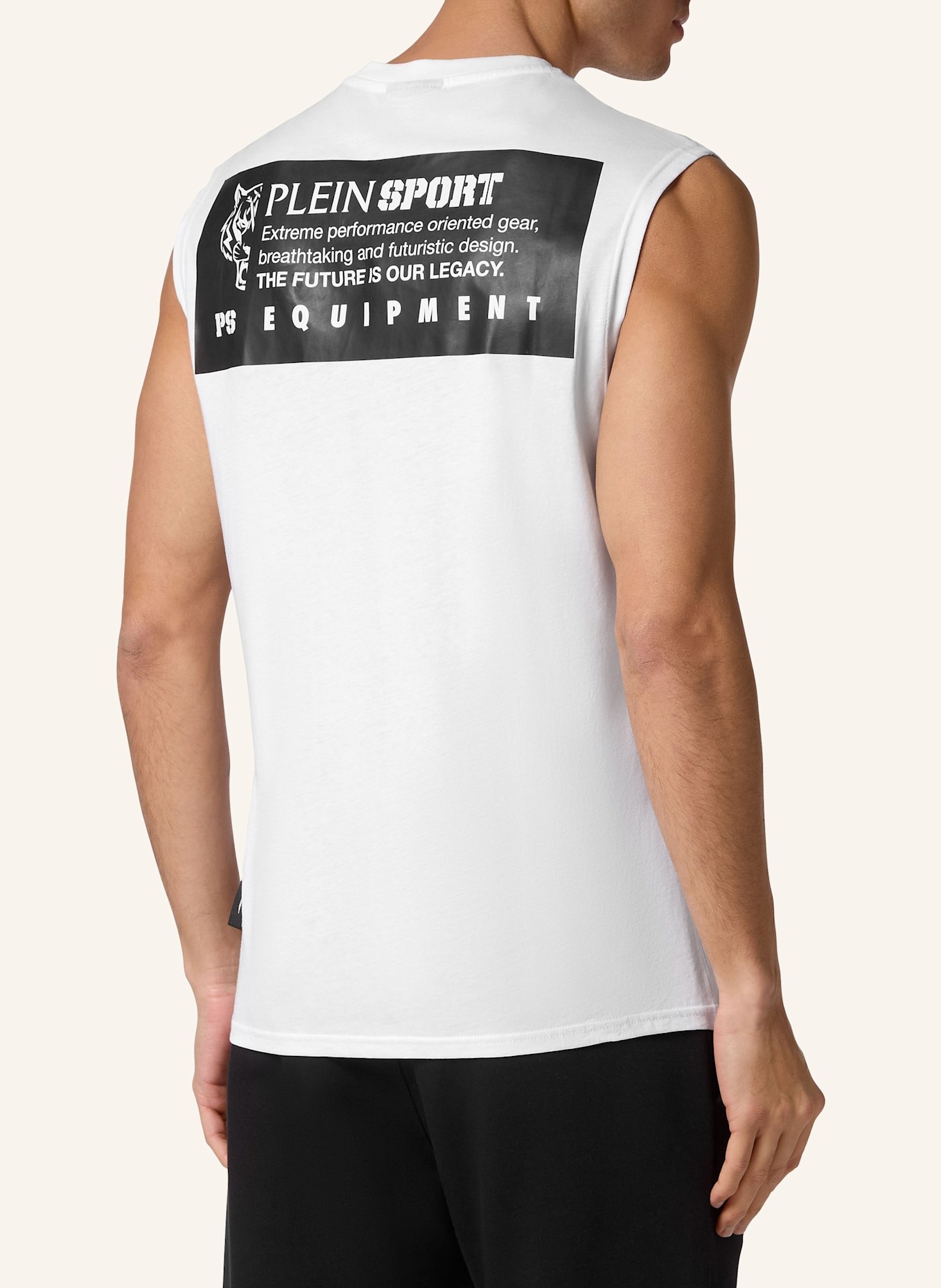 PLEIN SPORT Tanktop, Farbe: WEISS/ SCHWARZ (Bild 2)