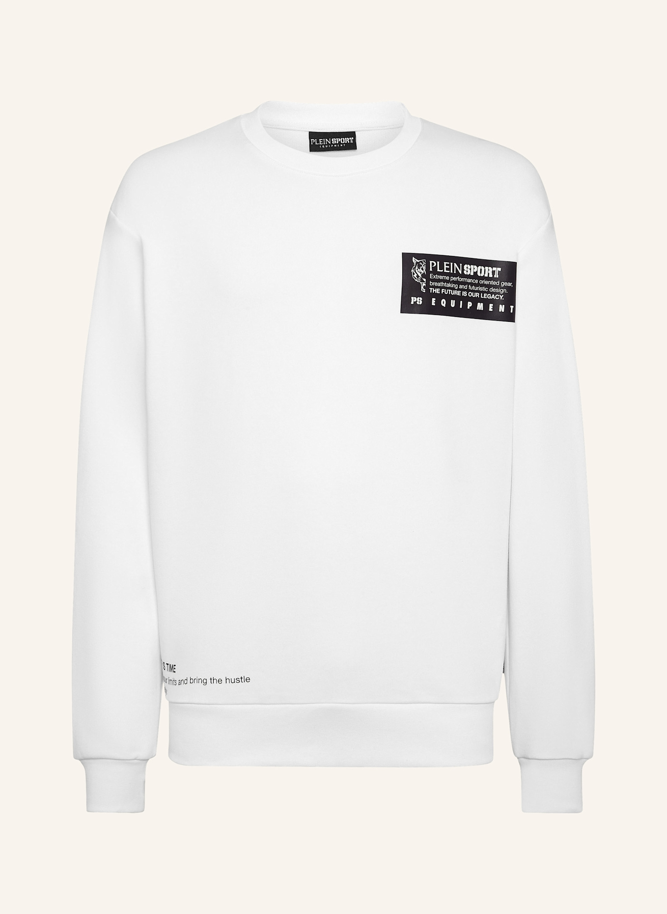 PLEIN SPORT Sweatshirt, Farbe: WEISS/ SCHWARZ (Bild 1)