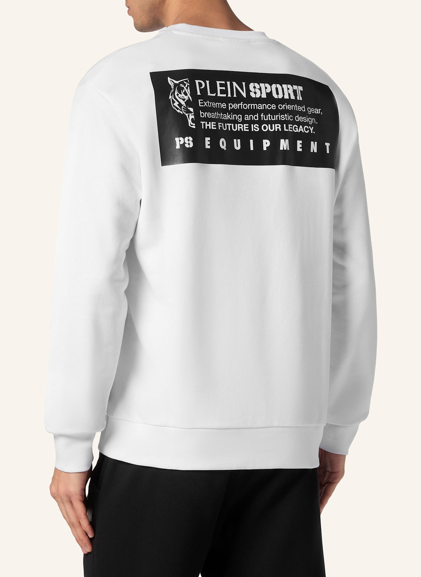 PLEIN SPORT Sweatshirt, Farbe: WEISS/ SCHWARZ (Bild 2)