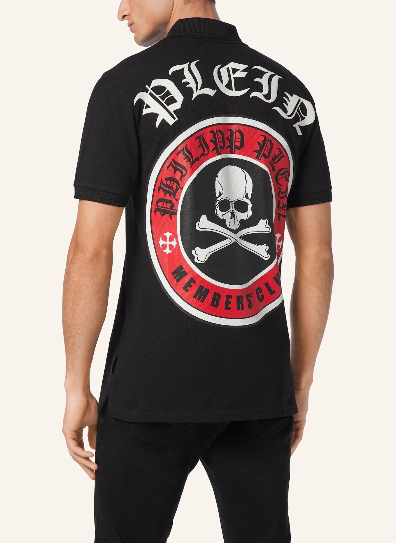 PHILIPP PLEIN PHILIPP PLEIN Poloshirt SKULL&BONES, Farbe: SCHWARZ (Bild 2)