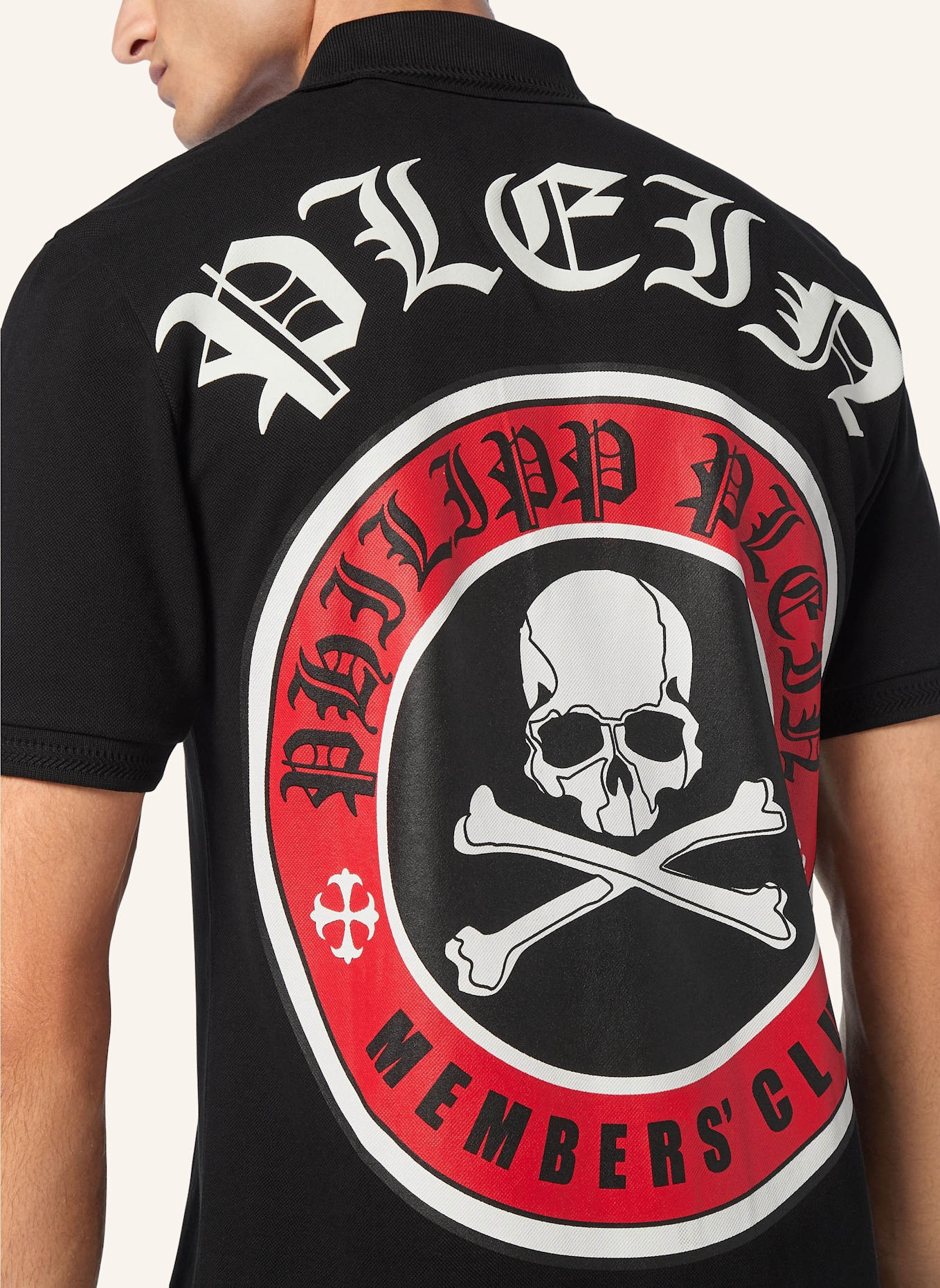 PHILIPP PLEIN PHILIPP PLEIN Poloshirt SKULL&BONES, Farbe: SCHWARZ (Bild 3)