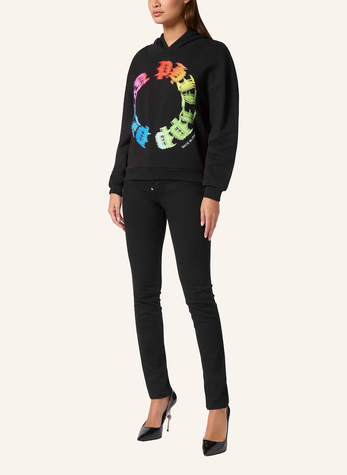 PHILIPP PLEIN Sweatshirt GOTHIC PLEIN, Farbe: SCHWARZ (Bild 4)