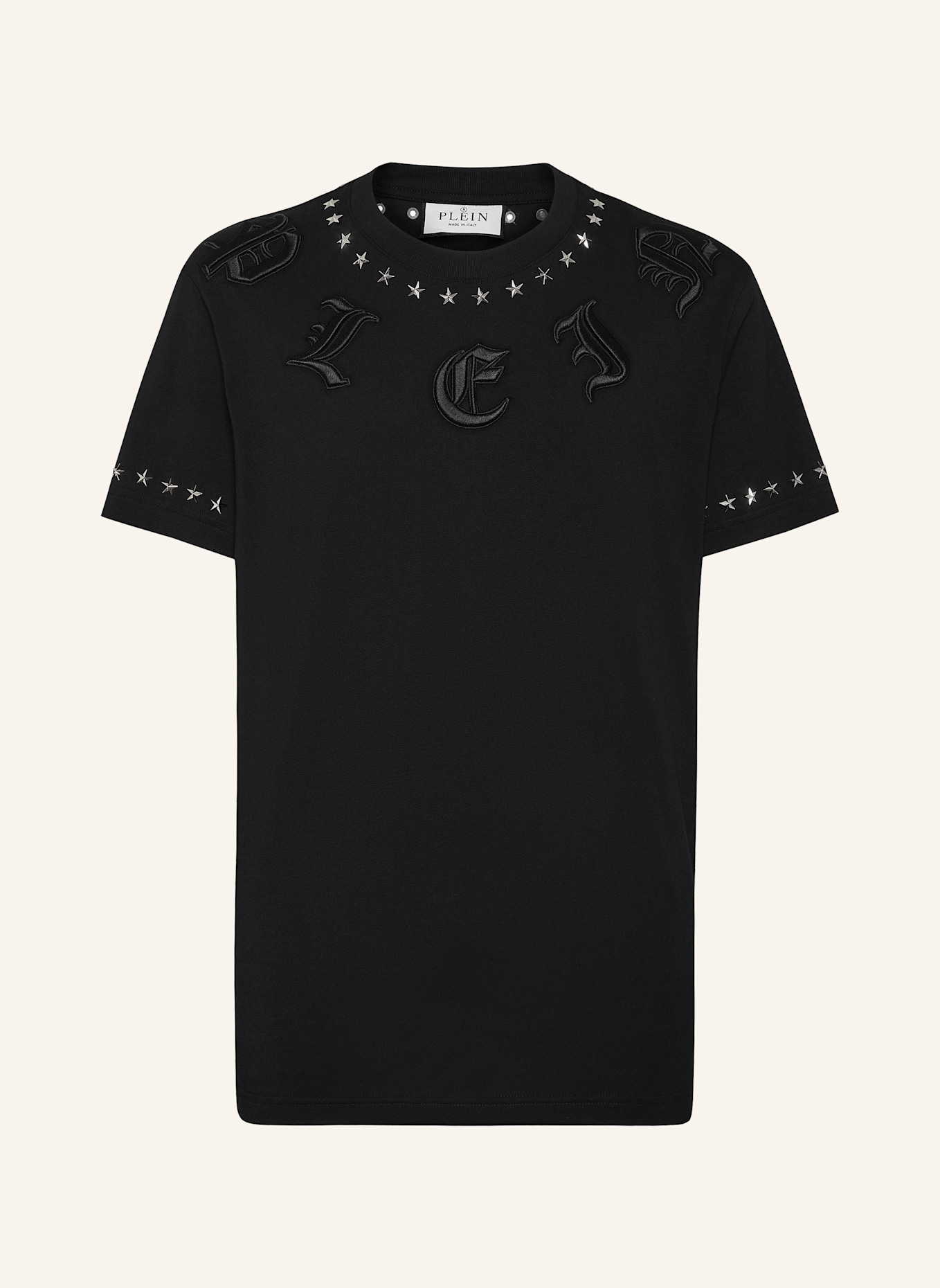 PHILIPP PLEIN T-Shirt GOTHIC PLEIN, Farbe: SCHWARZ (Bild 1)