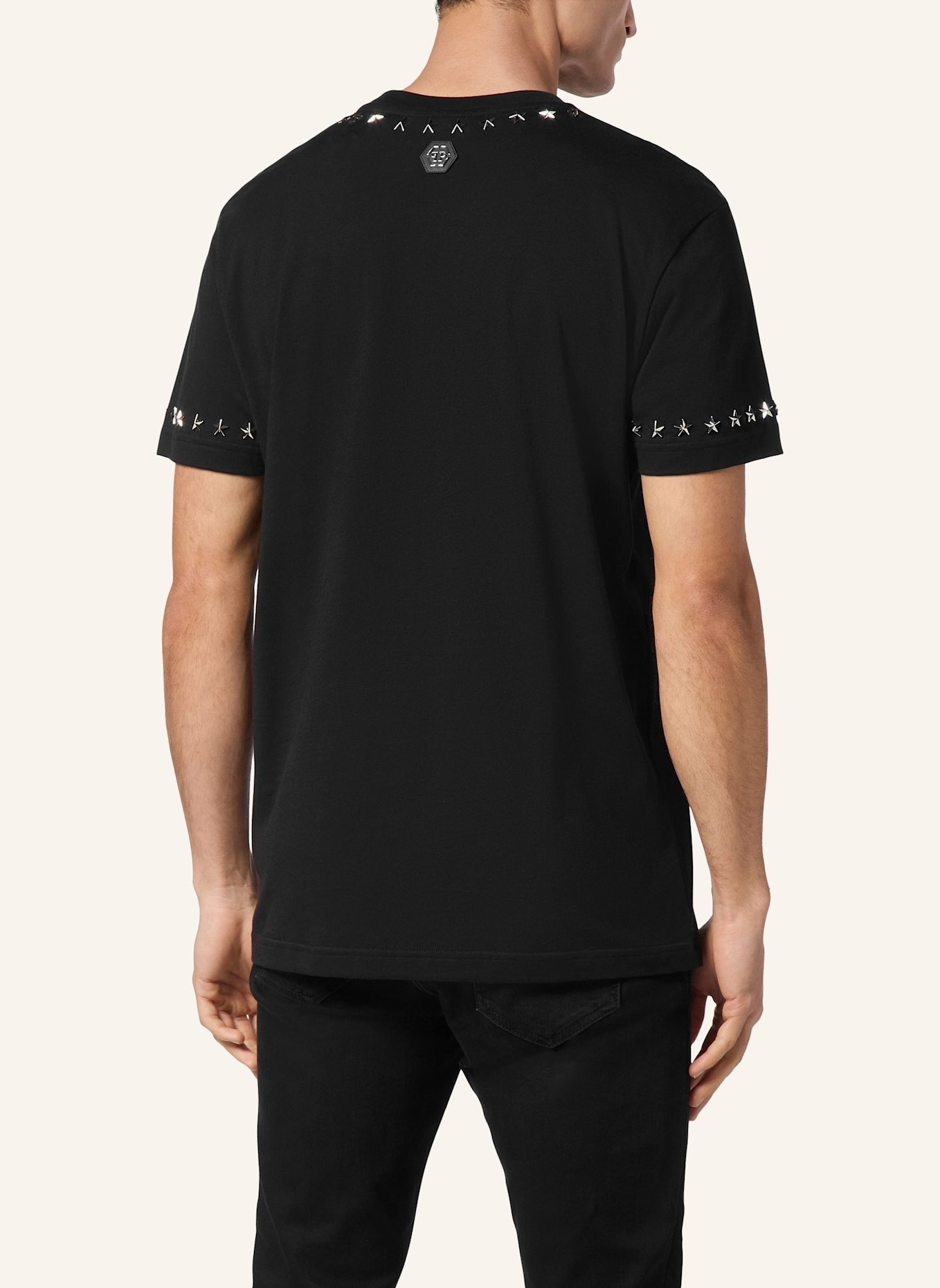 PHILIPP PLEIN T-Shirt GOTHIC PLEIN, Farbe: SCHWARZ (Bild 2)