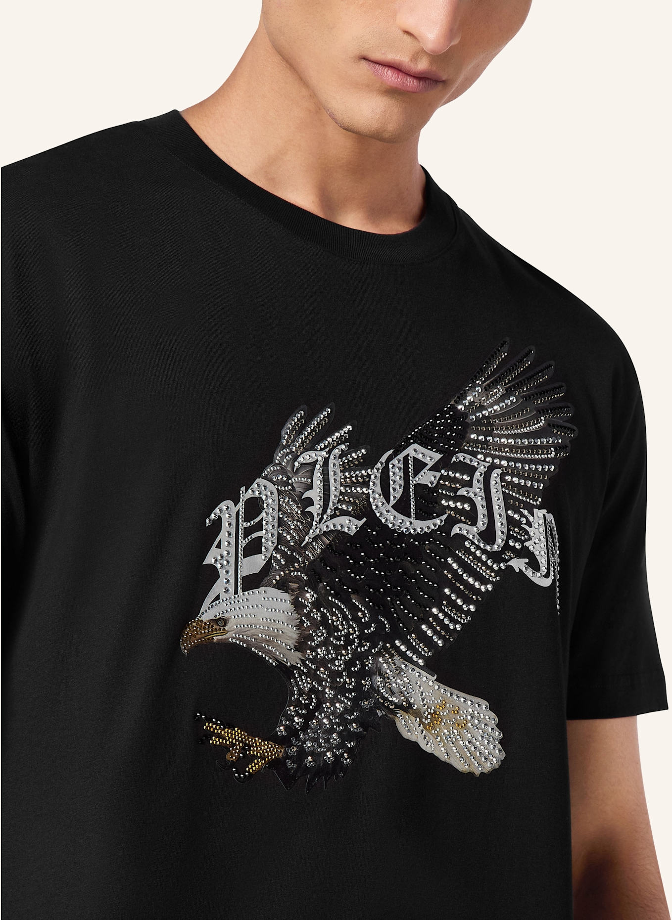 PHILIPP PLEIN PHILIPP PLEIN T-Shirt EAGLE, Farbe: SCHWARZ (Bild 3)