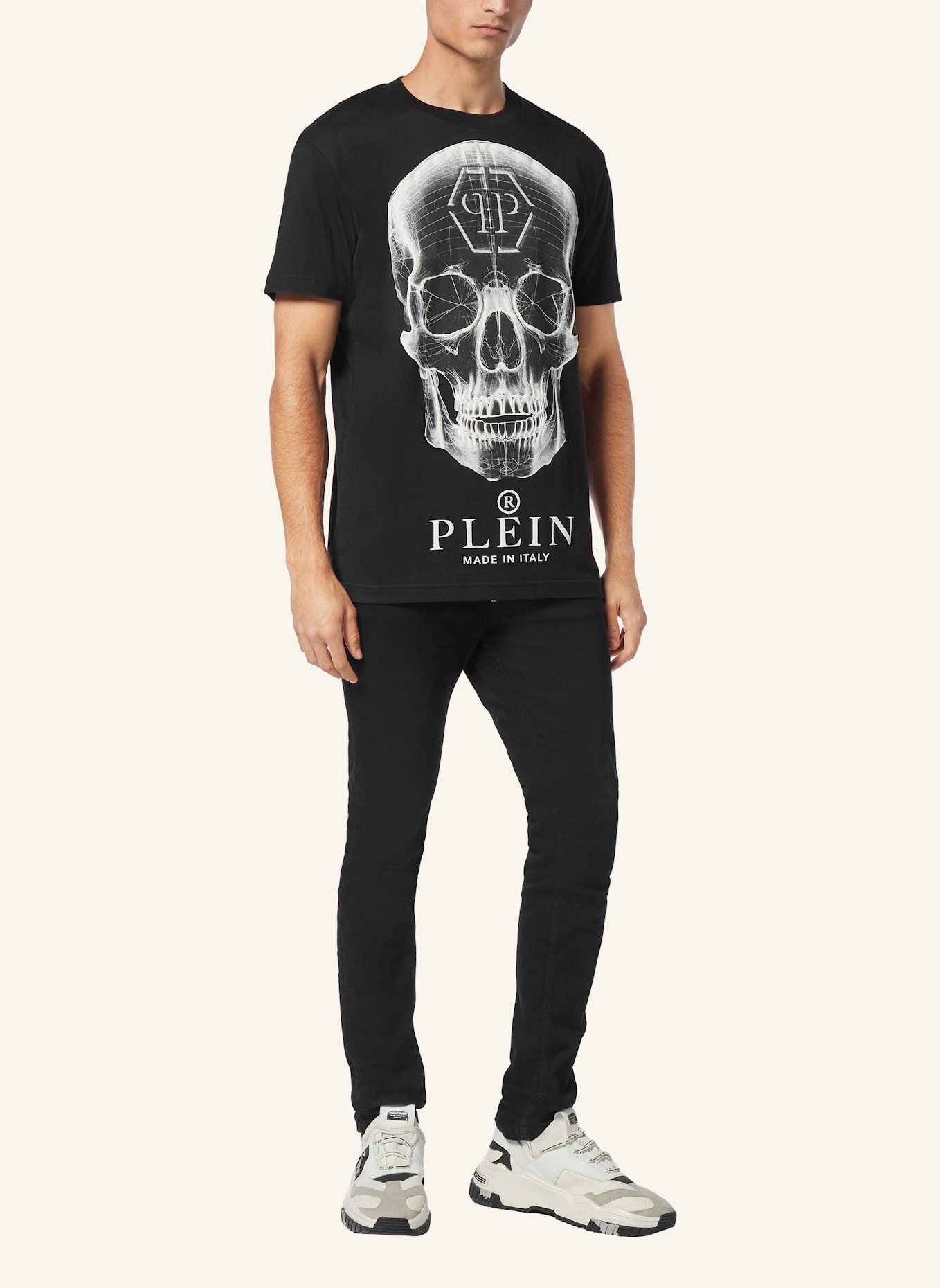 PHILIPP PLEIN PHILIPP PLEIN T-Shirt SKULL, Farbe: SCHWARZ (Bild 4)