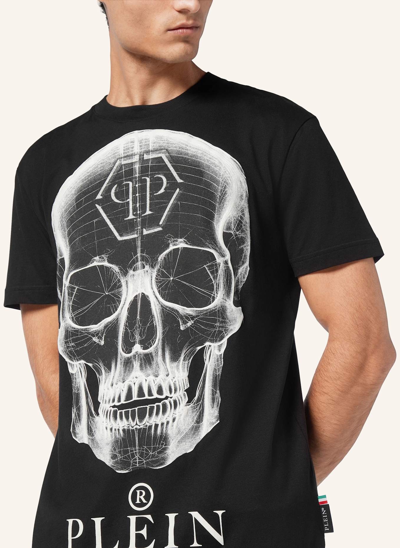 PHILIPP PLEIN PHILIPP PLEIN T-Shirt SKULL, Farbe: SCHWARZ (Bild 3)