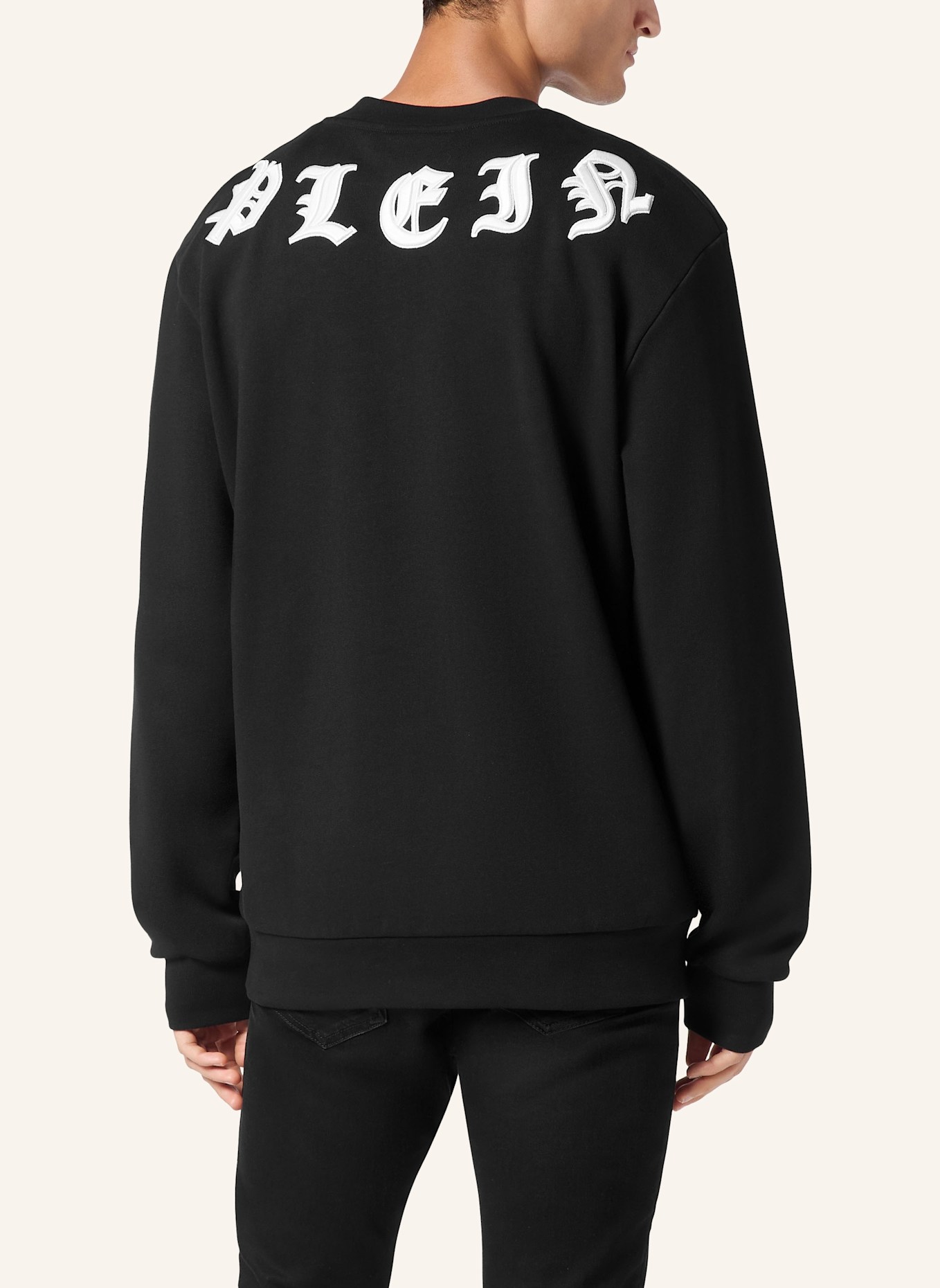 PHILIPP PLEIN ons sweatshirt GOTHIC PLEIN, Farbe: SCHWARZ (Bild 2)