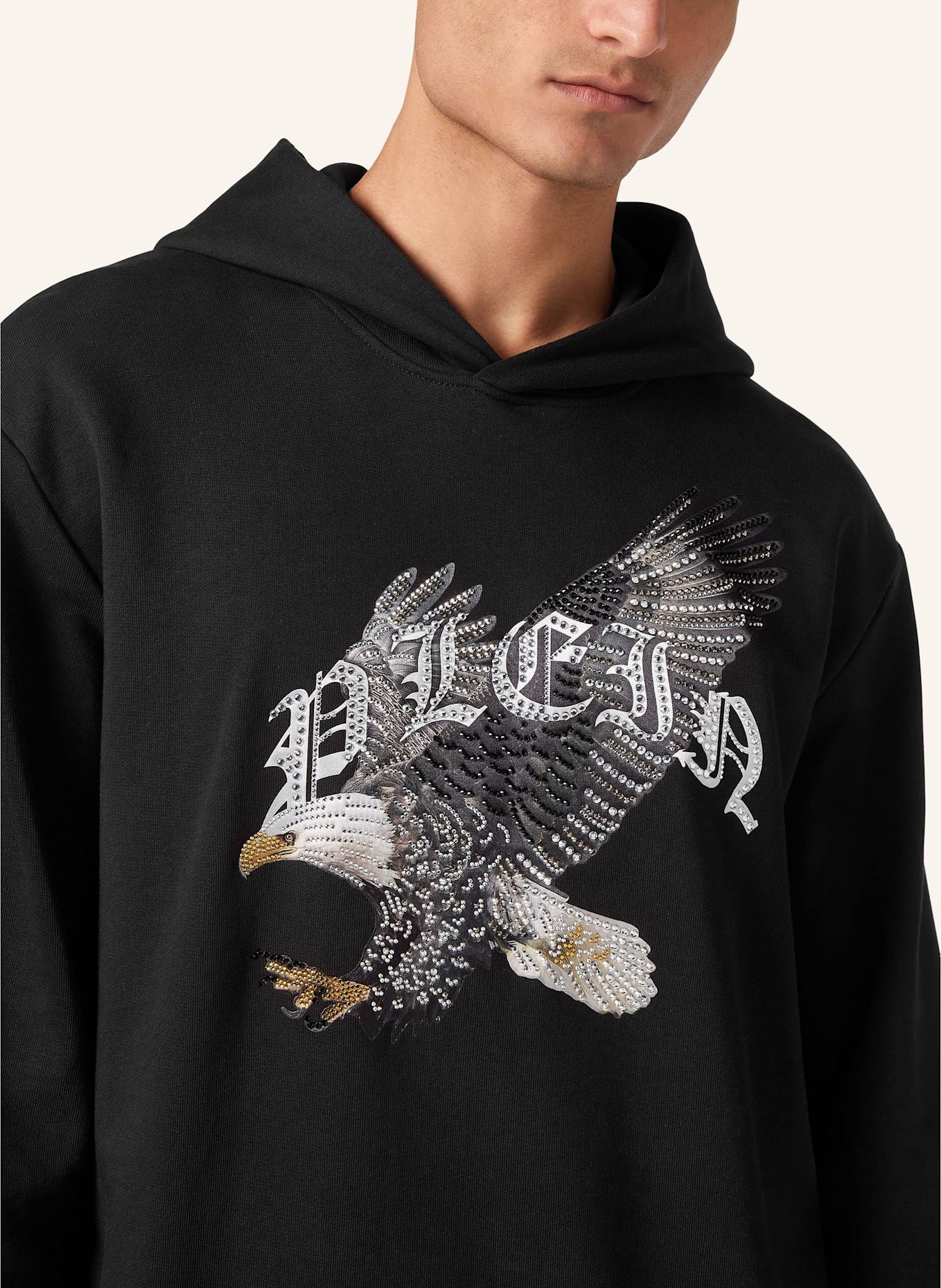 PHILIPP PLEIN Sweatshirt EAGLE, Farbe: SCHWARZ (Bild 3)