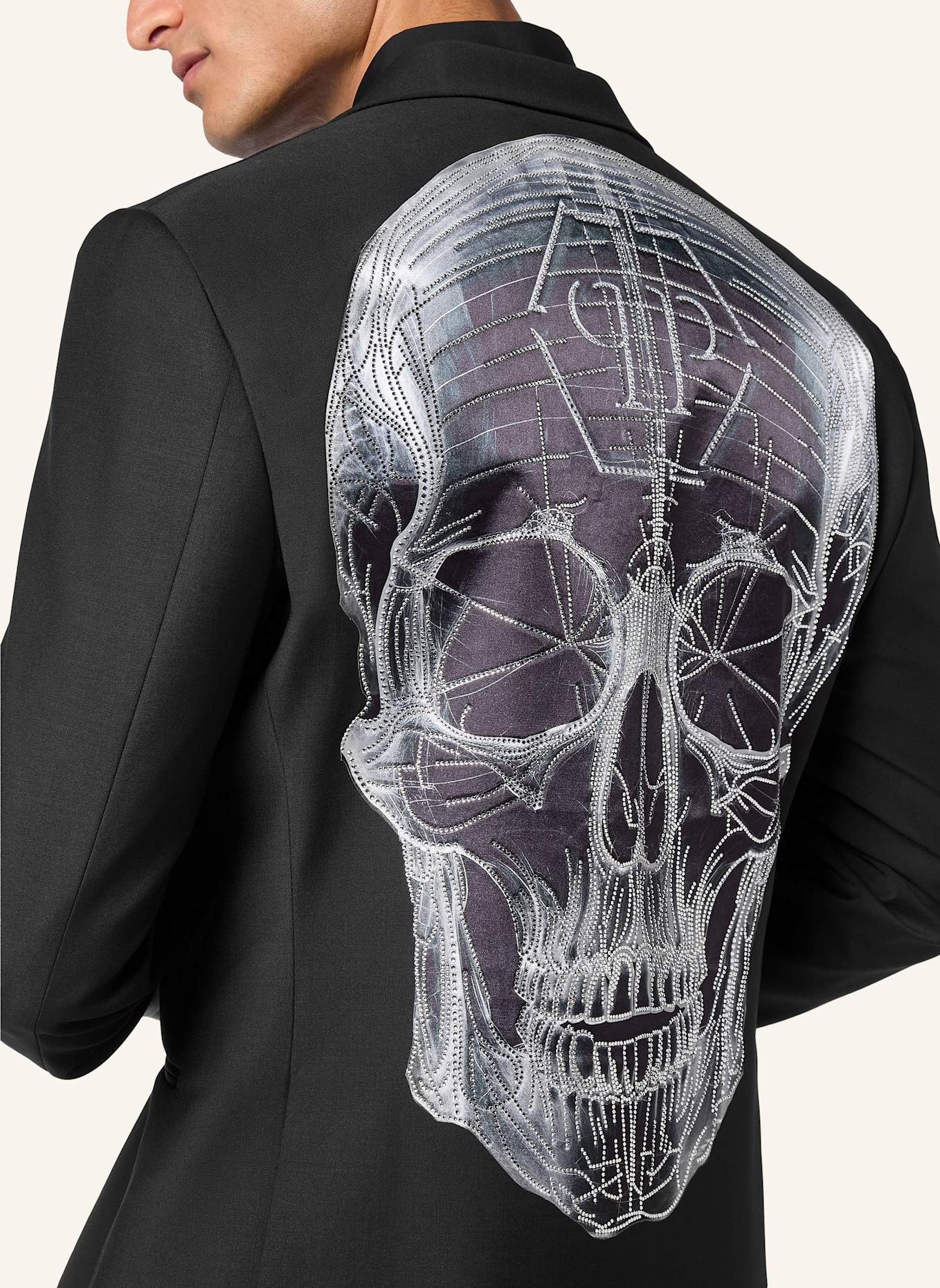 PHILIPP PLEIN PHILIPP PLEIN Blazer SKULL, Farbe: SCHWARZ (Bild 3)