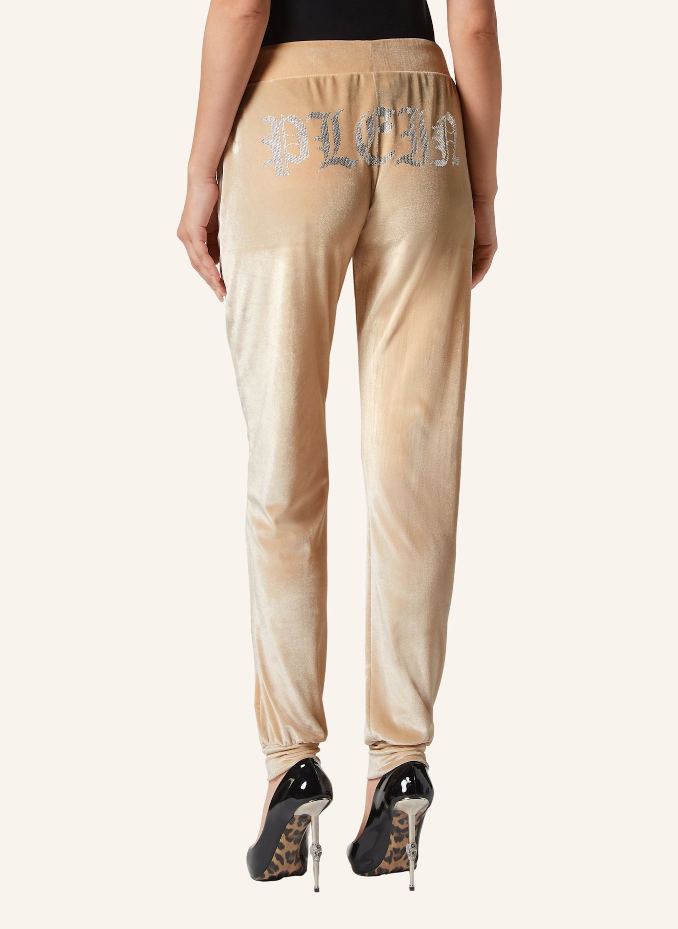 PHILIPP PLEIN Sweatpants GOTHIC PLEIN, Farbe: BEIGE (Bild 2)