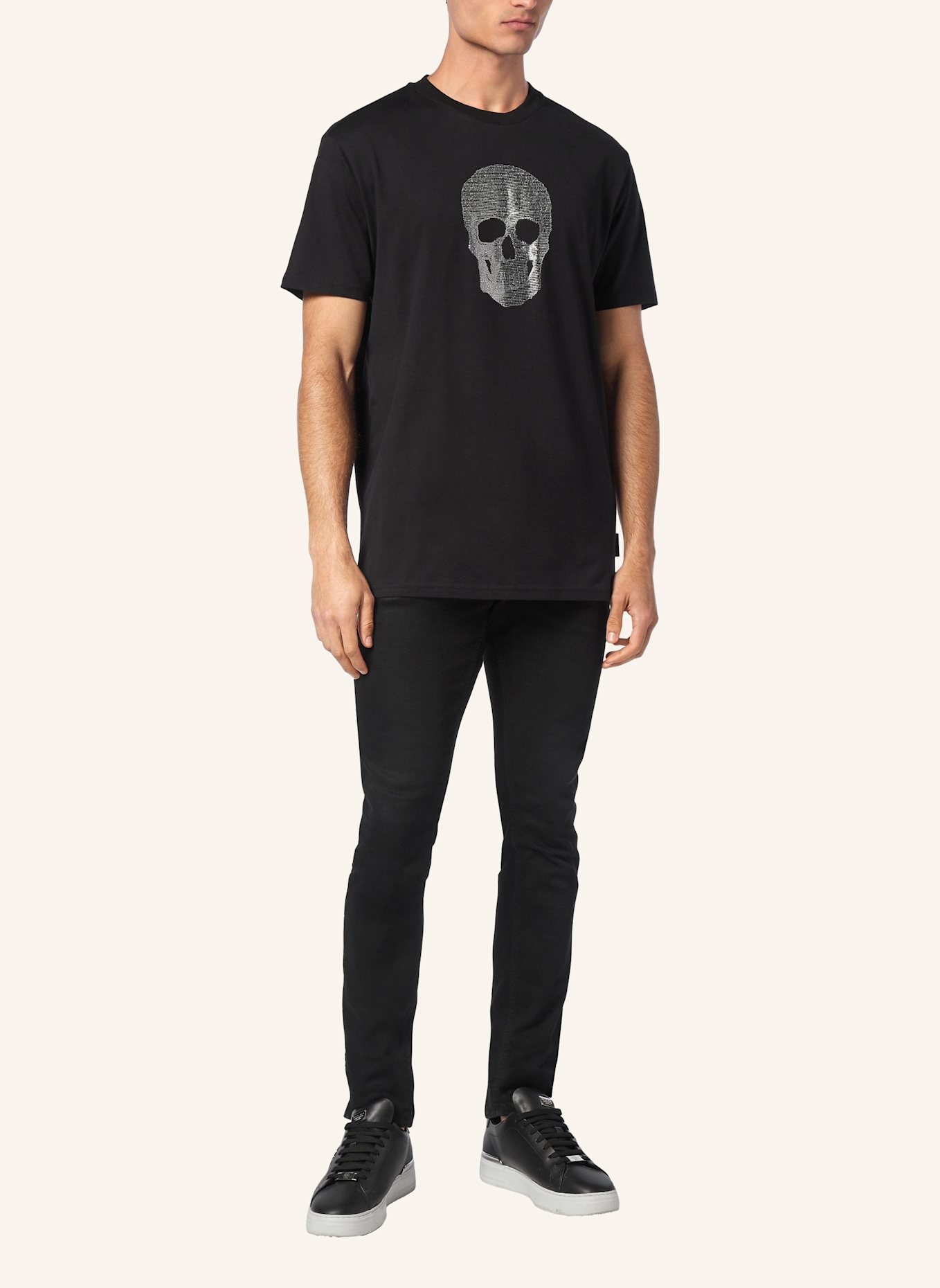 PHILIPP PLEIN PHILIPP PLEIN T-Shirt SKULL, Farbe: SCHWARZ (Bild 4)