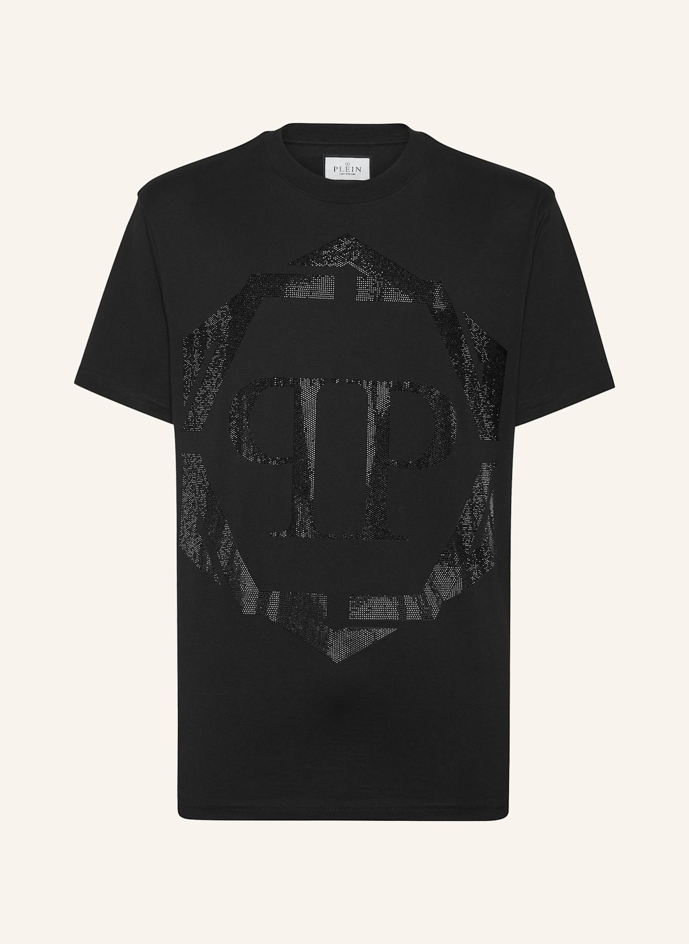 PHILIPP PLEIN PHILIPP PLEIN T-Shirt HEXAGON, Farbe: SCHWARZ (Bild 1)