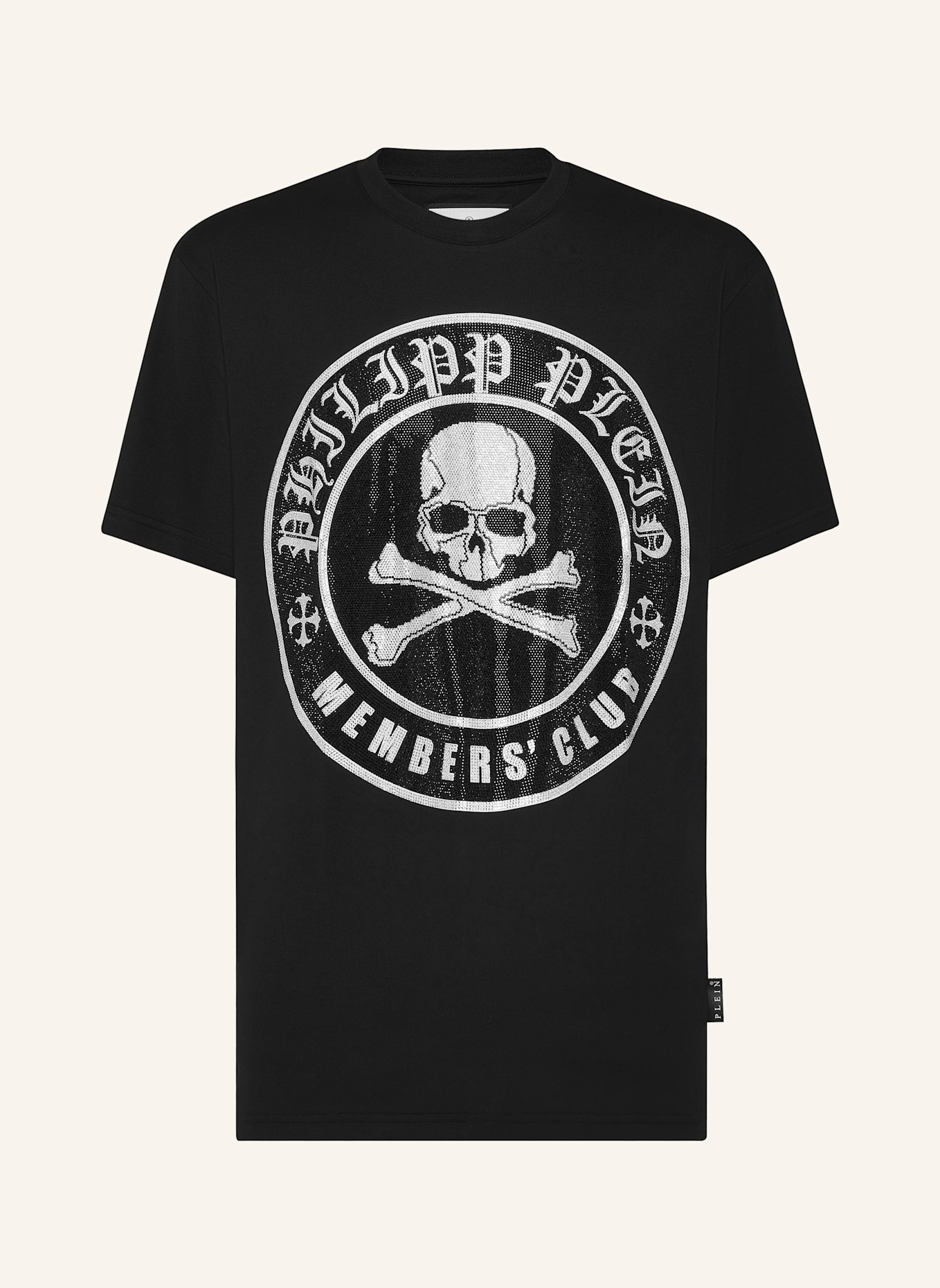 PHILIPP PLEIN T-Shirt SKULL&BONES, Farbe: SCHWARZ (Bild 1)