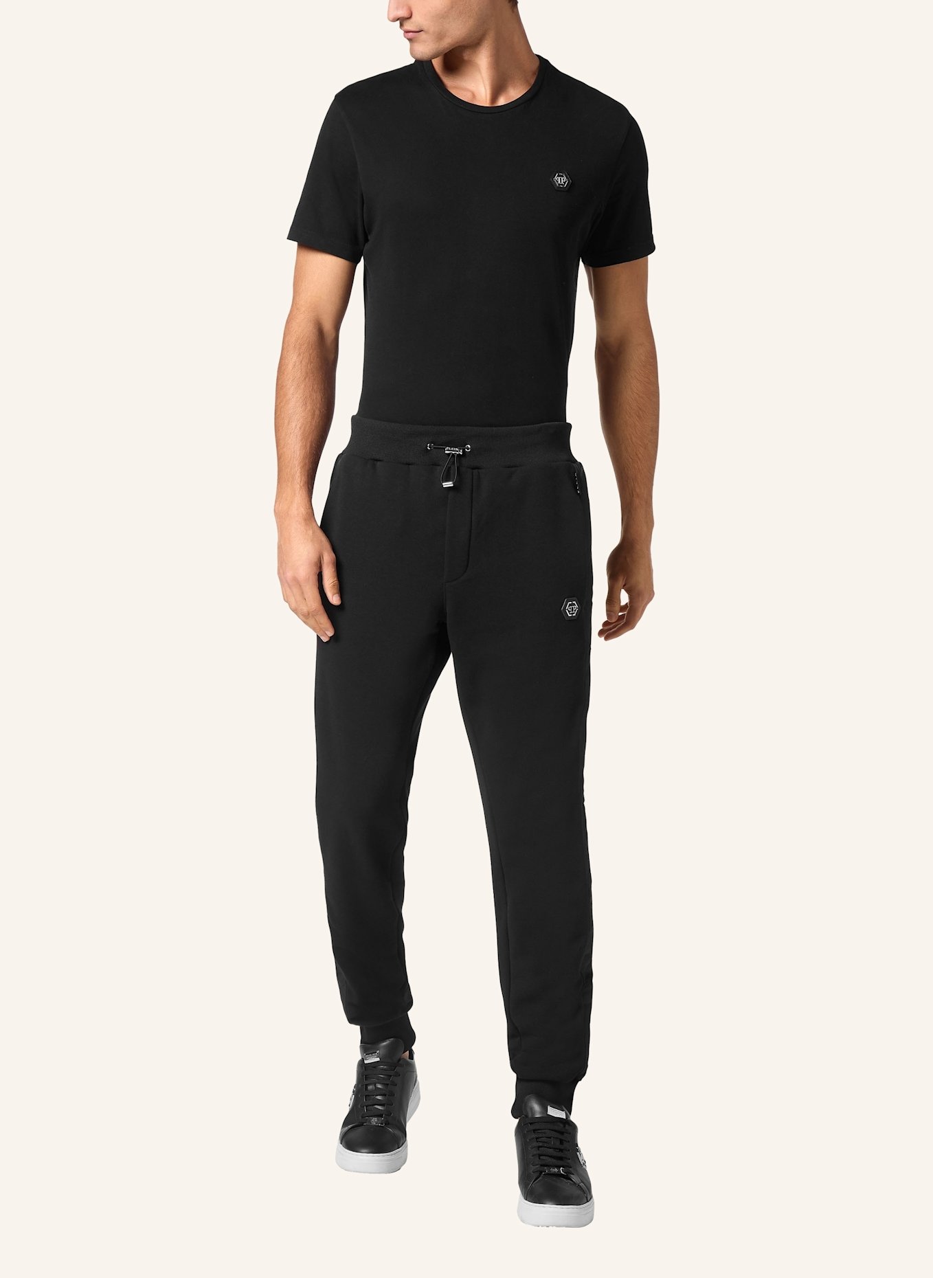 PHILIPP PLEIN PHILIPP PLEIN Jogginghose Sweatpants, Farbe: SCHWARZ (Bild 4)