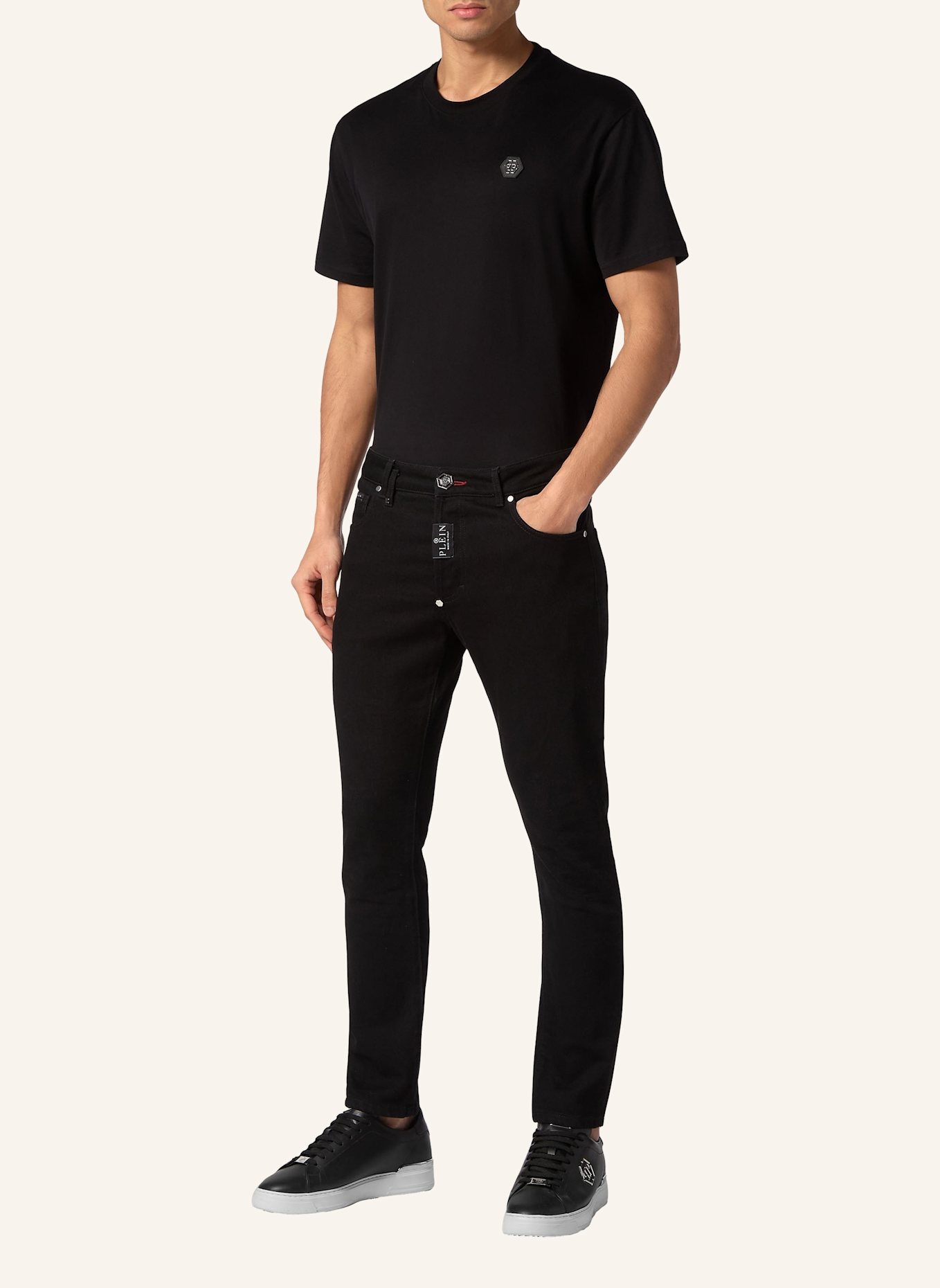 PHILIPP PLEIN PHILIPP PLEIN Jeans Skinny Fit Jeans Skinny Fit, Farbe: SCHWARZ (Bild 4)