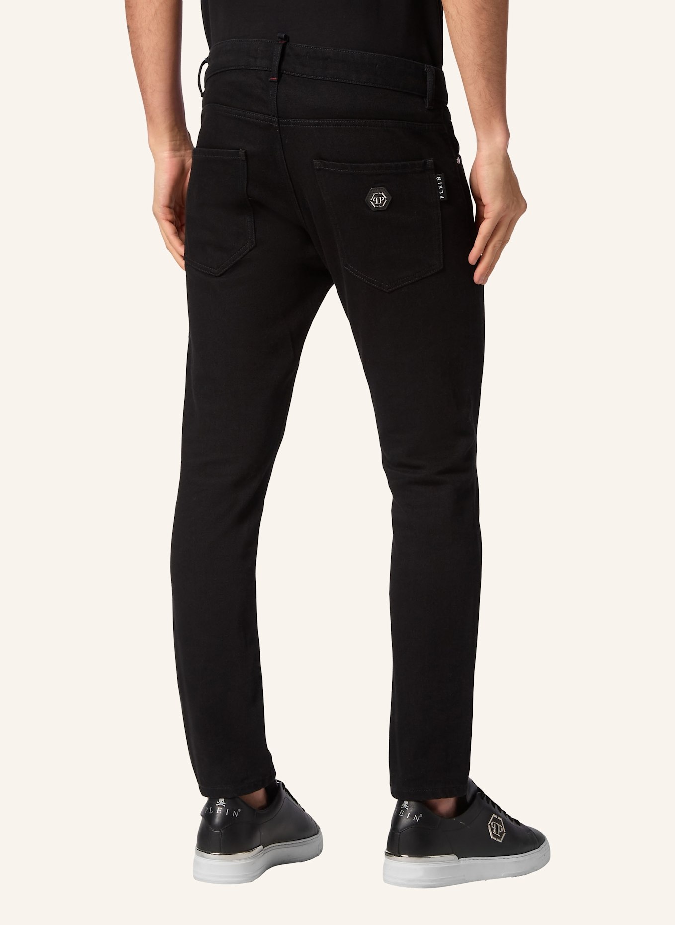 PHILIPP PLEIN PHILIPP PLEIN Jeans Skinny Fit Jeans Skinny Fit, Farbe: SCHWARZ (Bild 2)