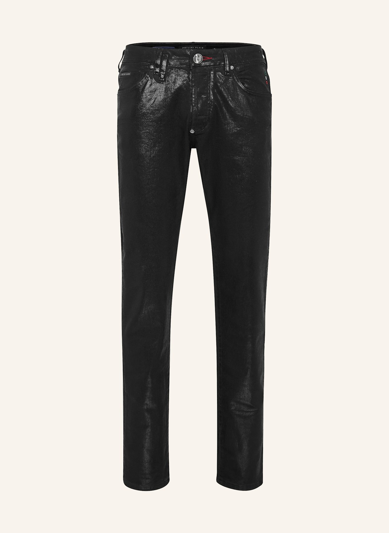 PHILIPP PLEIN Jeans Super Straight Fit, Farbe: SCHWARZ (Bild 1)