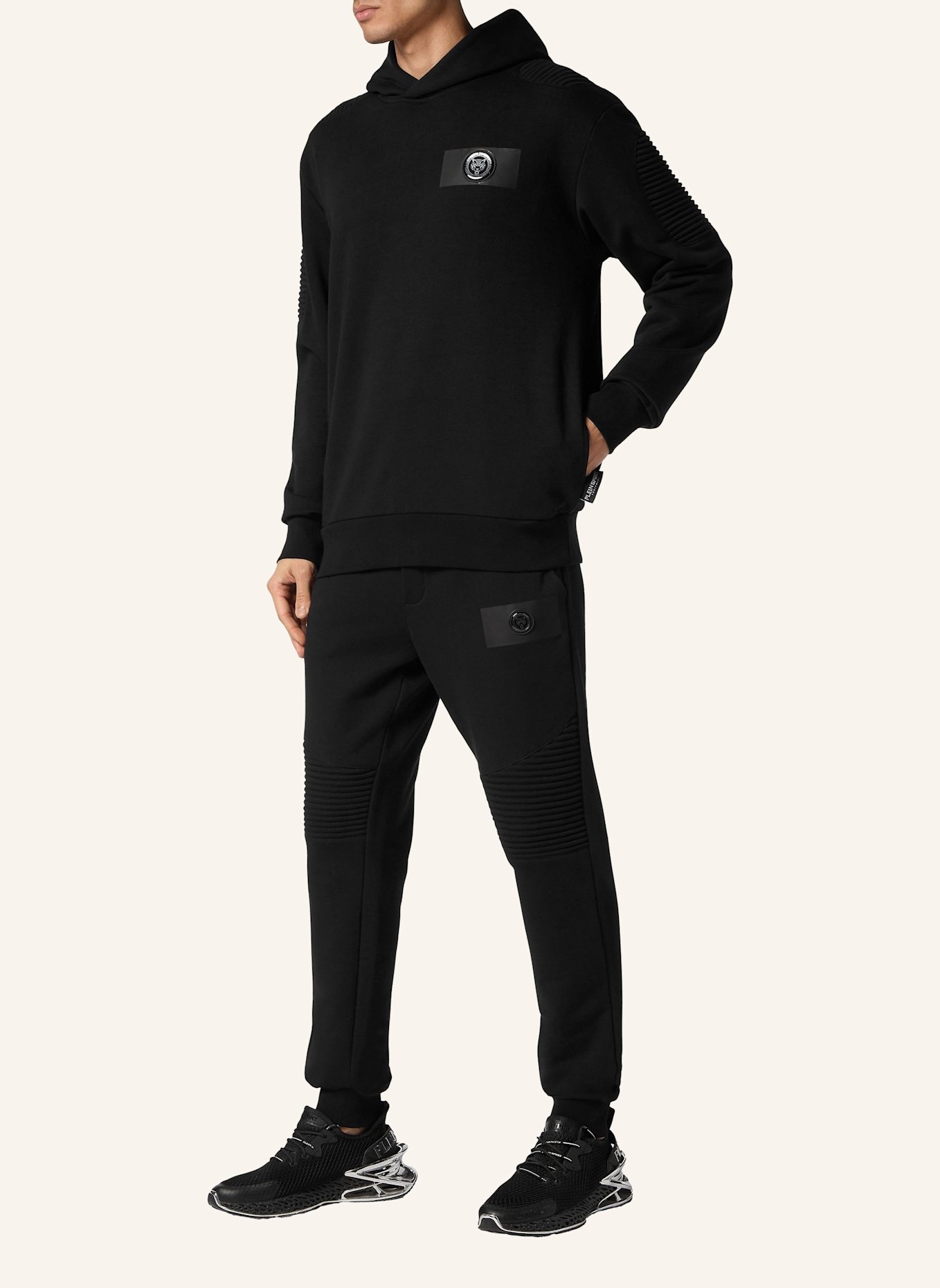 PLEIN SPORT Kapuzenpullover, Farbe: SCHWARZ (Bild 4)