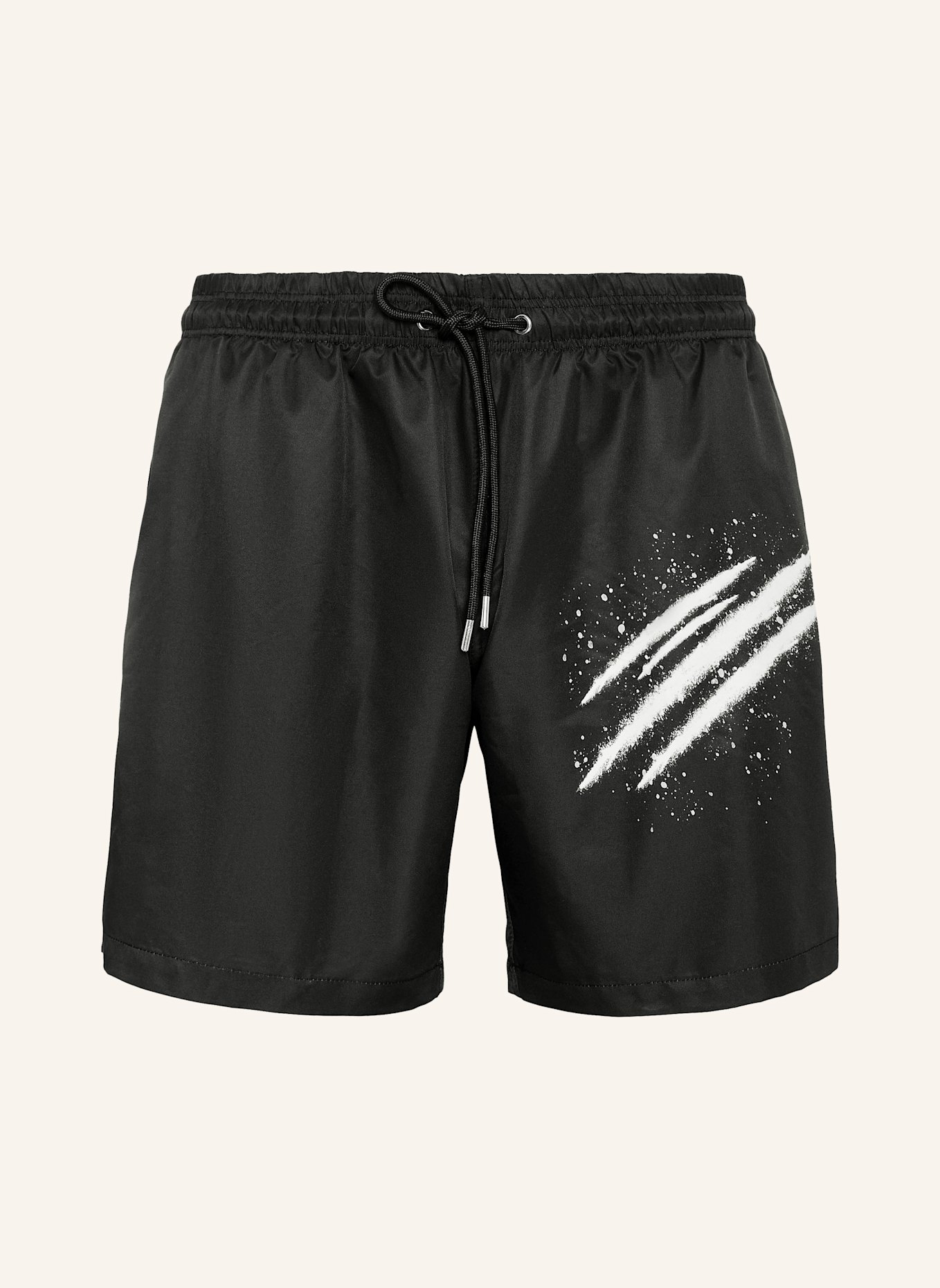 PLEIN SPORT Badehose, Farbe: WEISS/ SCHWARZ (Bild 1)