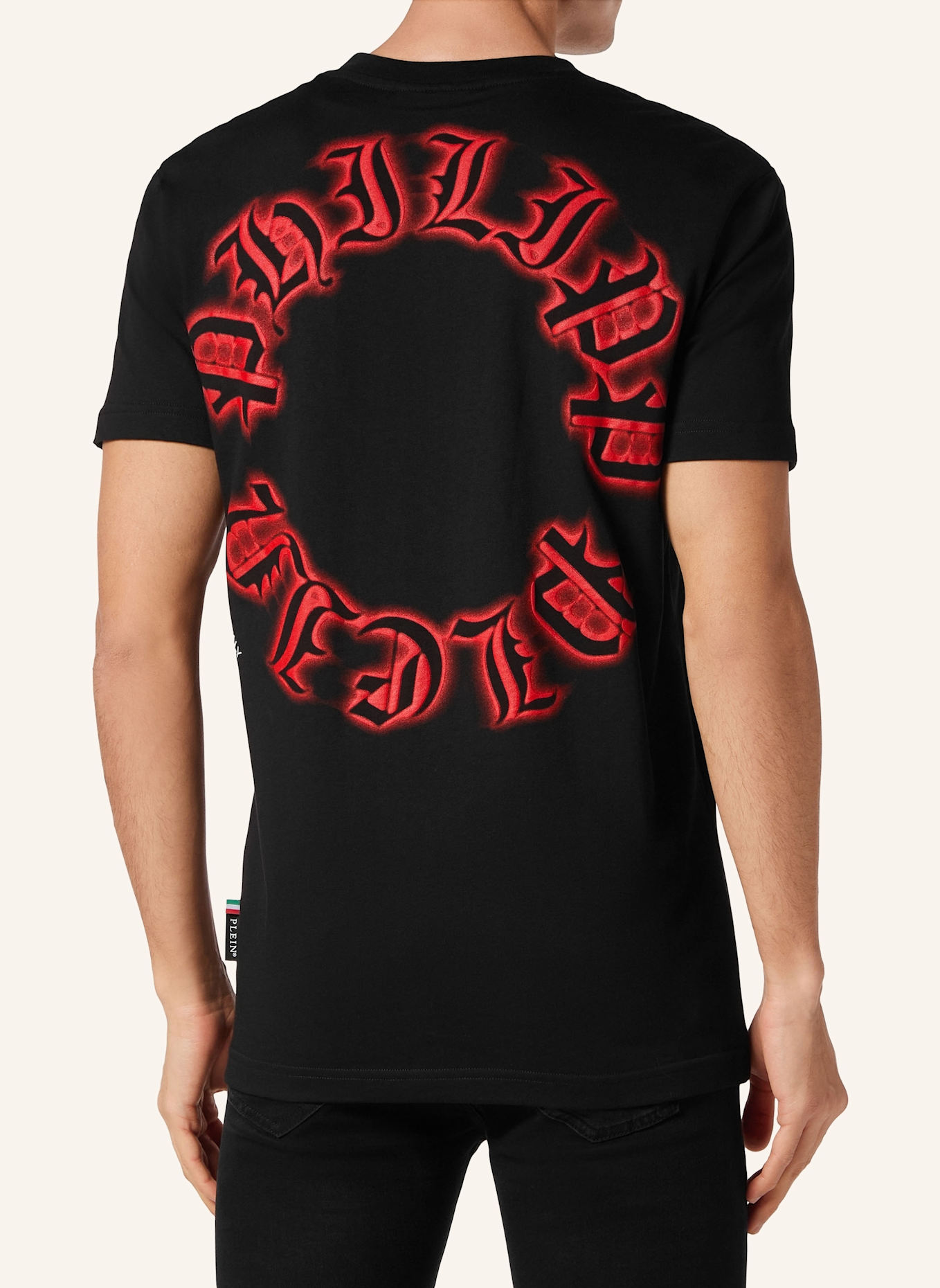 PHILIPP PLEIN T-Shirt GOTHIC PLEIN, Farbe: SCHWARZ (Bild 2)