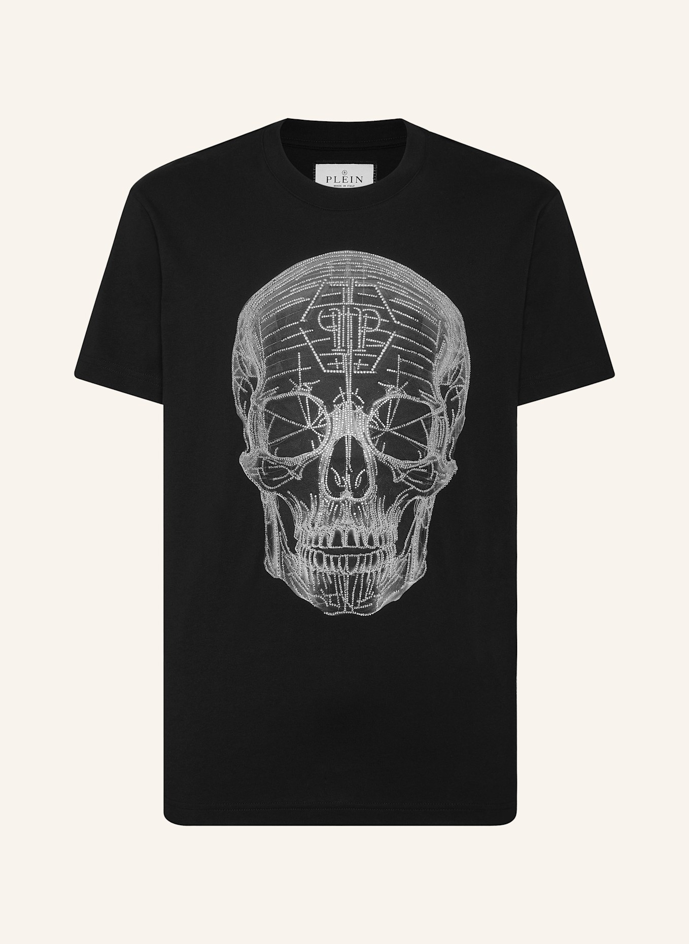 PHILIPP PLEIN T-Shirt  XRAY SKULL, Farbe: SCHWARZ (Bild 1)