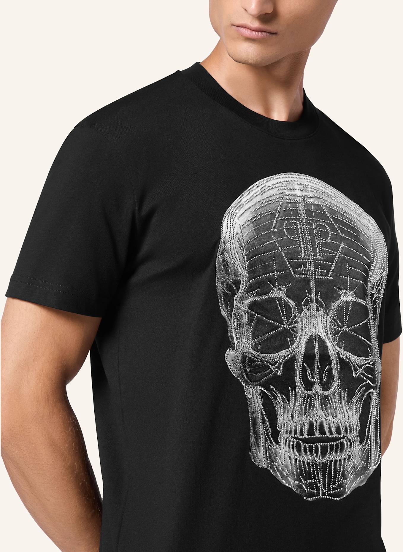 PHILIPP PLEIN T-Shirt  XRAY SKULL, Farbe: SCHWARZ (Bild 3)