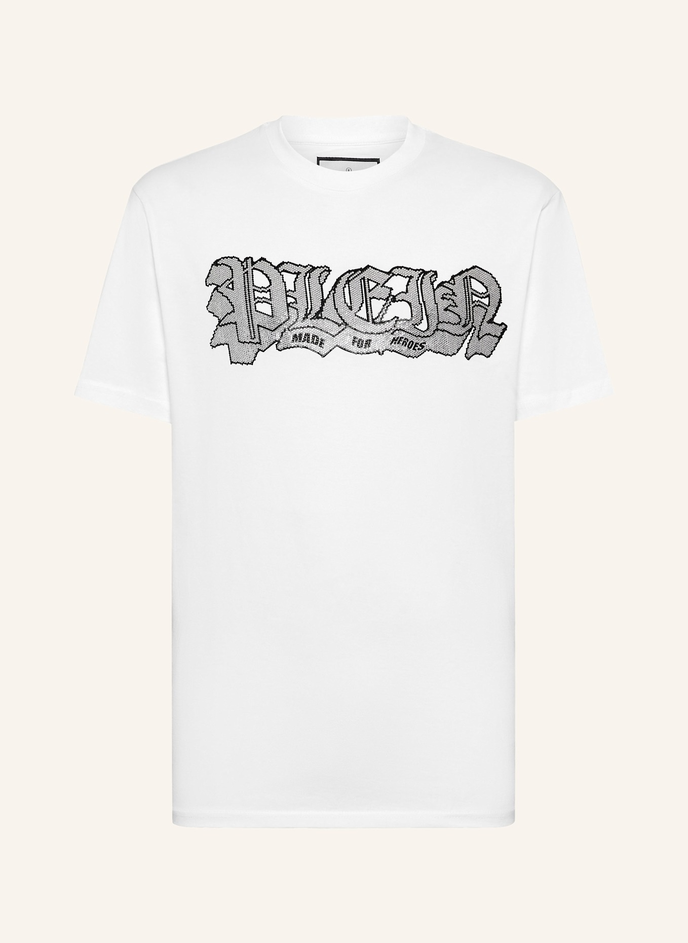 PHILIPP PLEIN T-Shirt TATTOO, Farbe: WEISS (Bild 1)