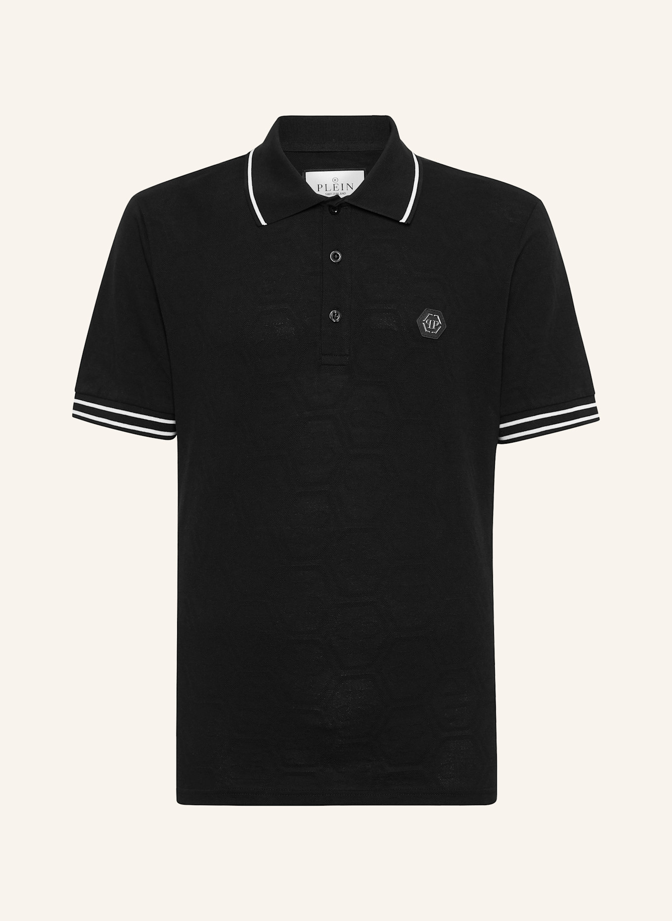 PHILIPP PLEIN PHILIPP PLEIN Poloshirt Poloshirt, Farbe: SCHWARZ (Bild 1)