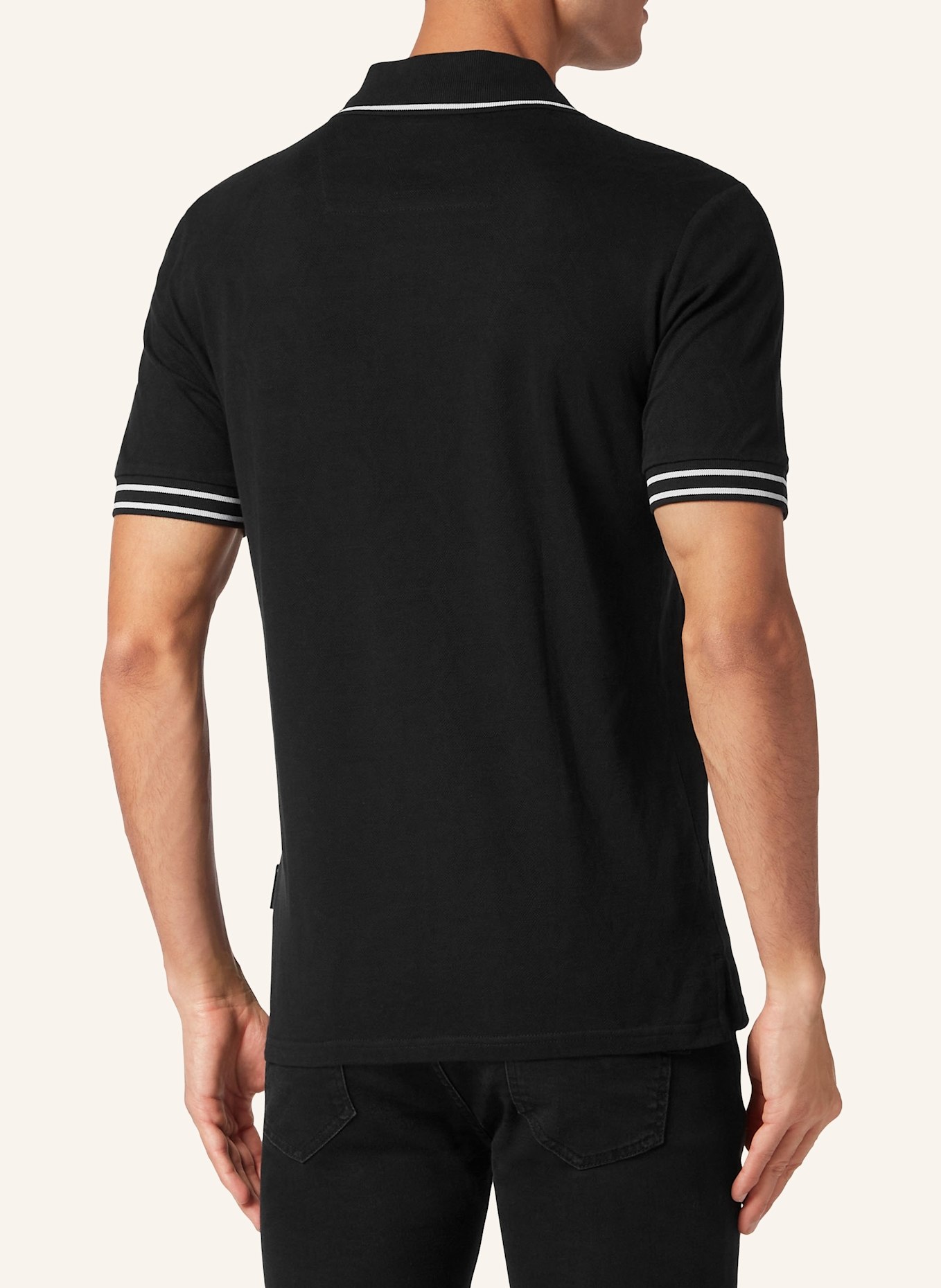 PHILIPP PLEIN PHILIPP PLEIN Poloshirt Poloshirt, Farbe: SCHWARZ (Bild 2)