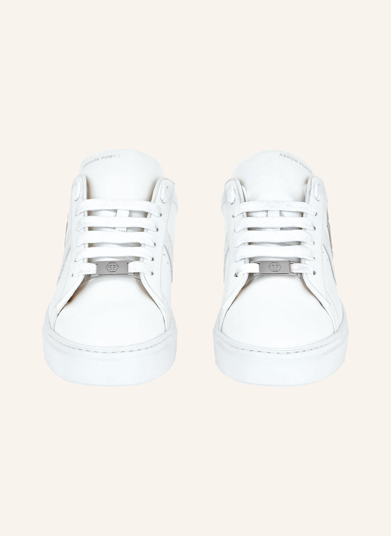 PHILIPP PLEIN Leder Sneaker ARROW, Farbe: WEISS (Bild 2)