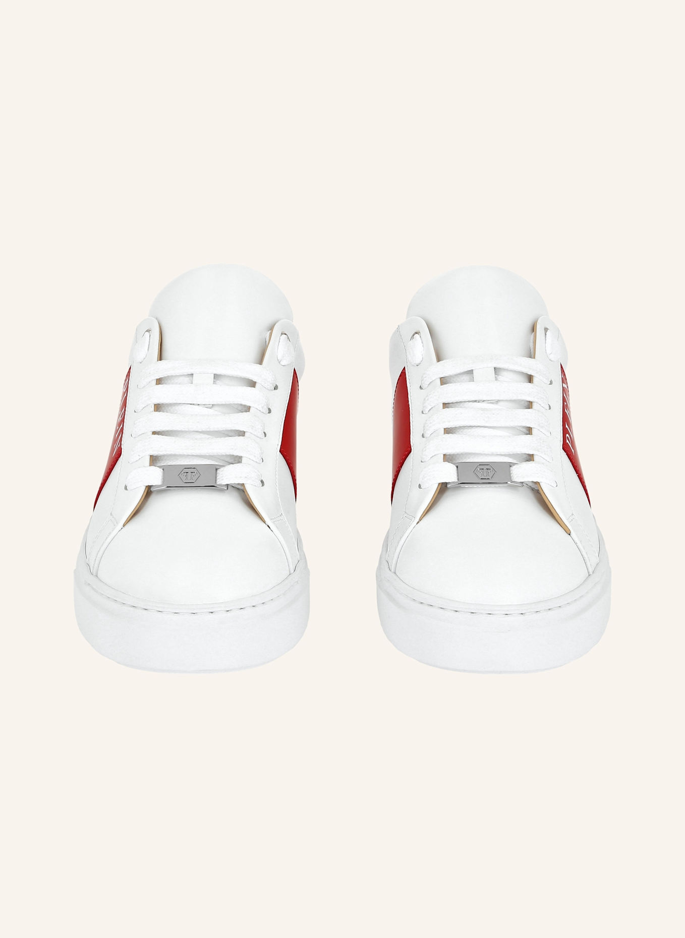 PHILIPP PLEIN Leder Sneaker, Farbe: WEISS (Bild 2)