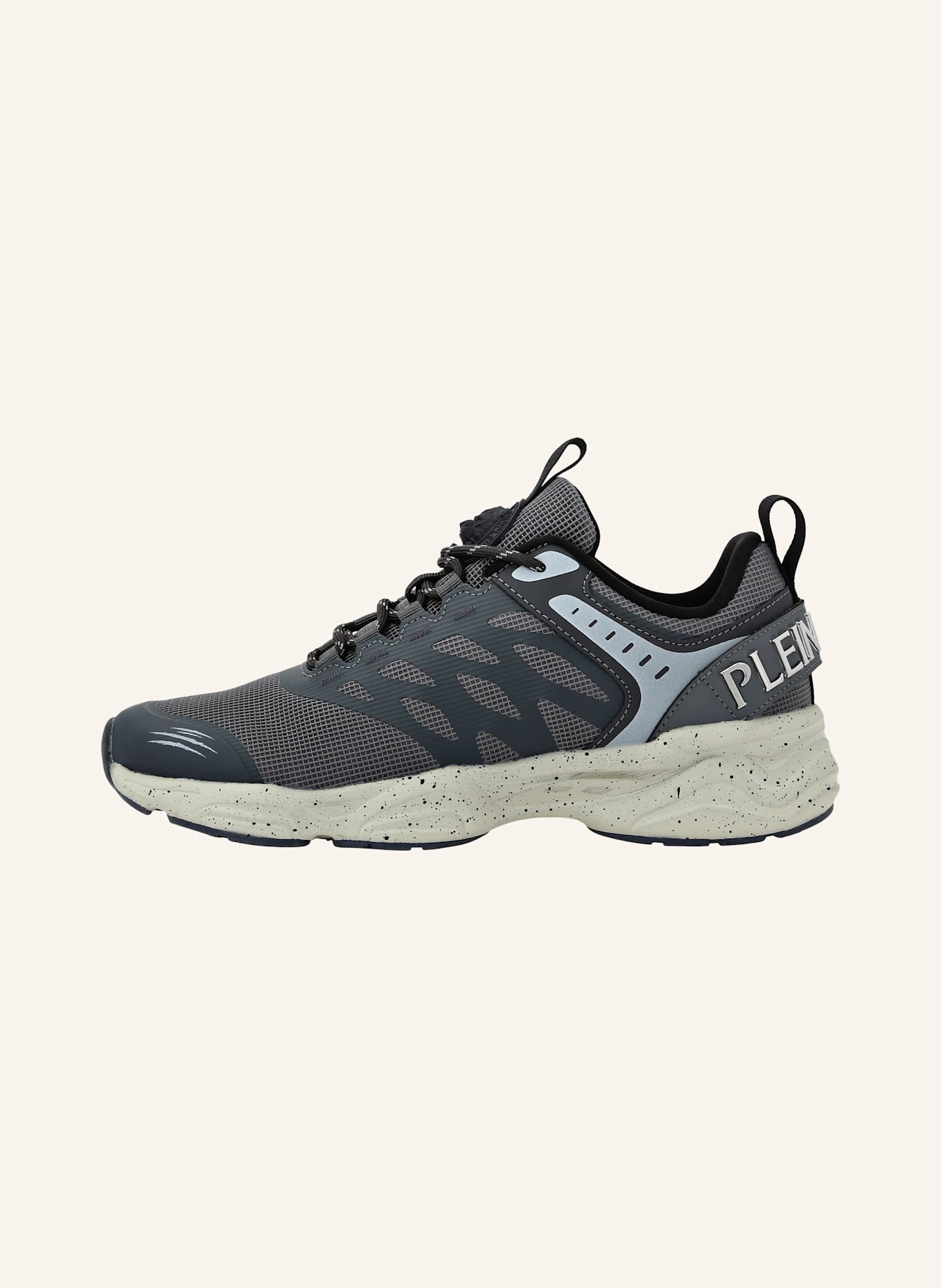 PLEIN SPORT Running-Sneaker SCRATCH: GRAU / DUNKELGRAU